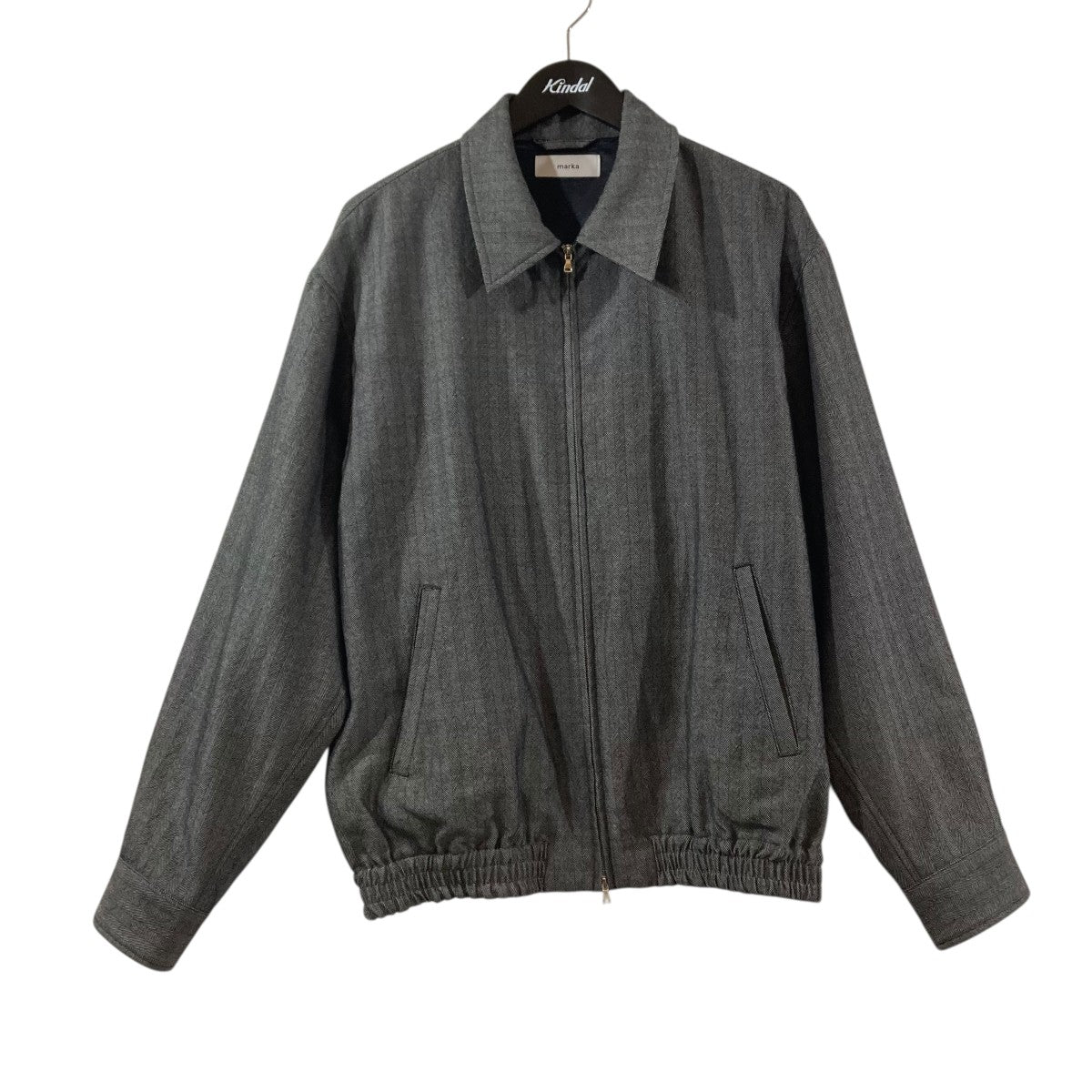 MARKA 25AWウールサージ ワッシャータンブラージャケットM25C12BL01C 古着・中古-1枚目のアイテム画像