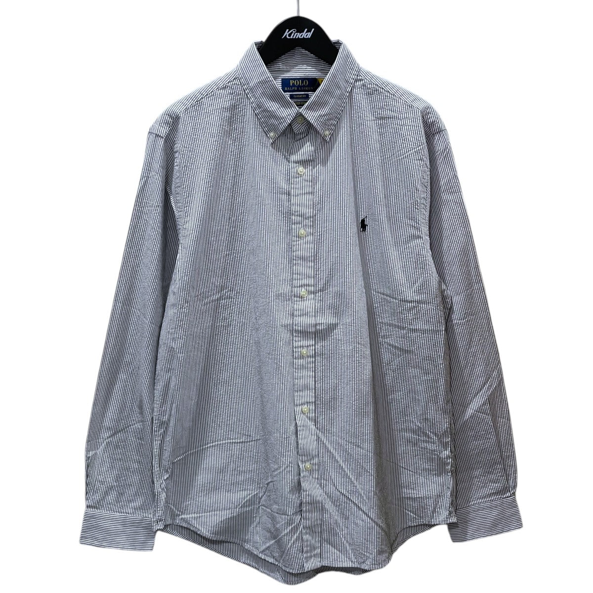 POLO RALPH LAUREN ストライプ柄ボタンダウンシャツ CLASSIC FIT クラシックフィット 古着・中古-1枚目のアイテム画像