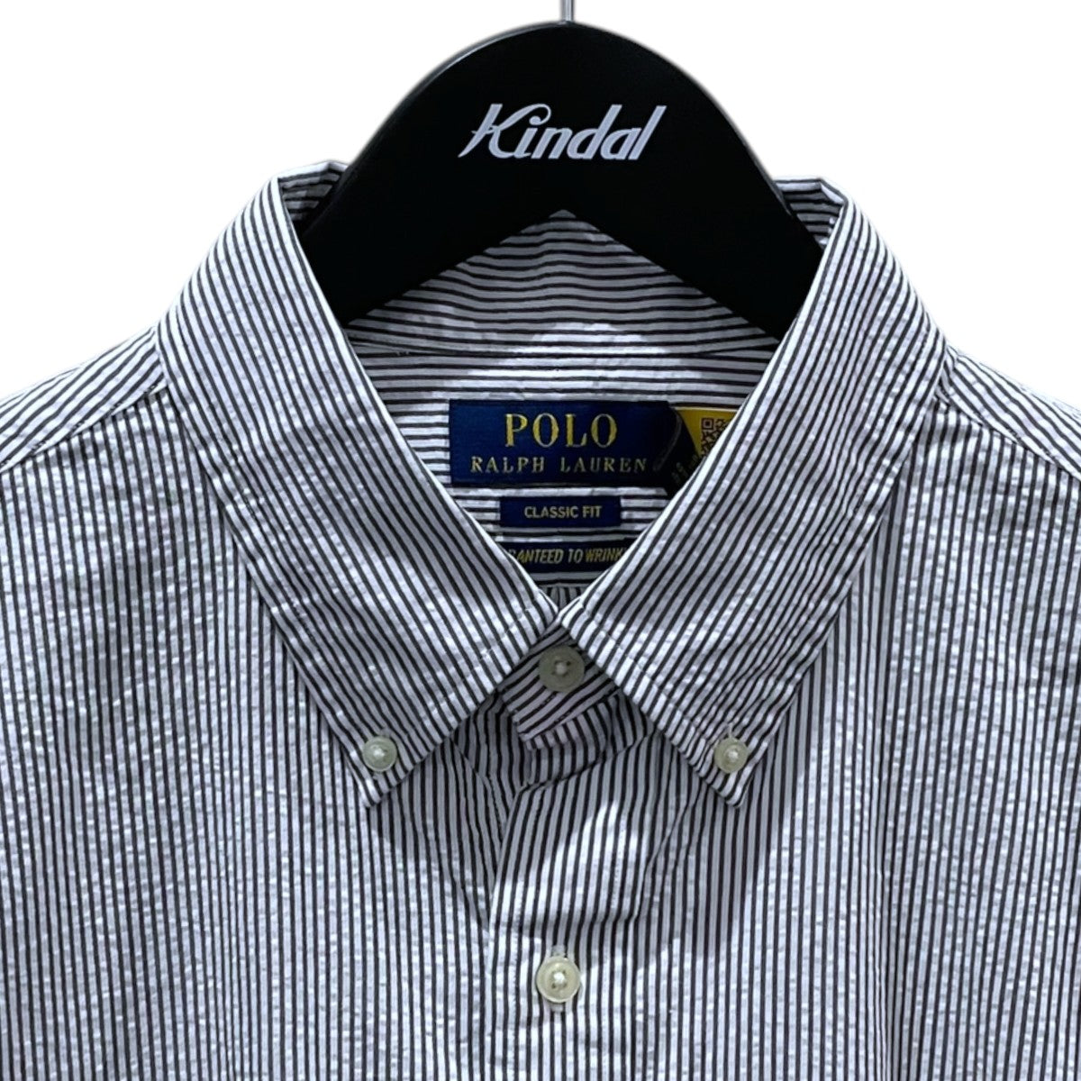 POLO RALPH LAUREN ストライプ柄ボタンダウンシャツ CLASSIC FIT クラシックフィット 古着・中古-3枚目のアイテム画像