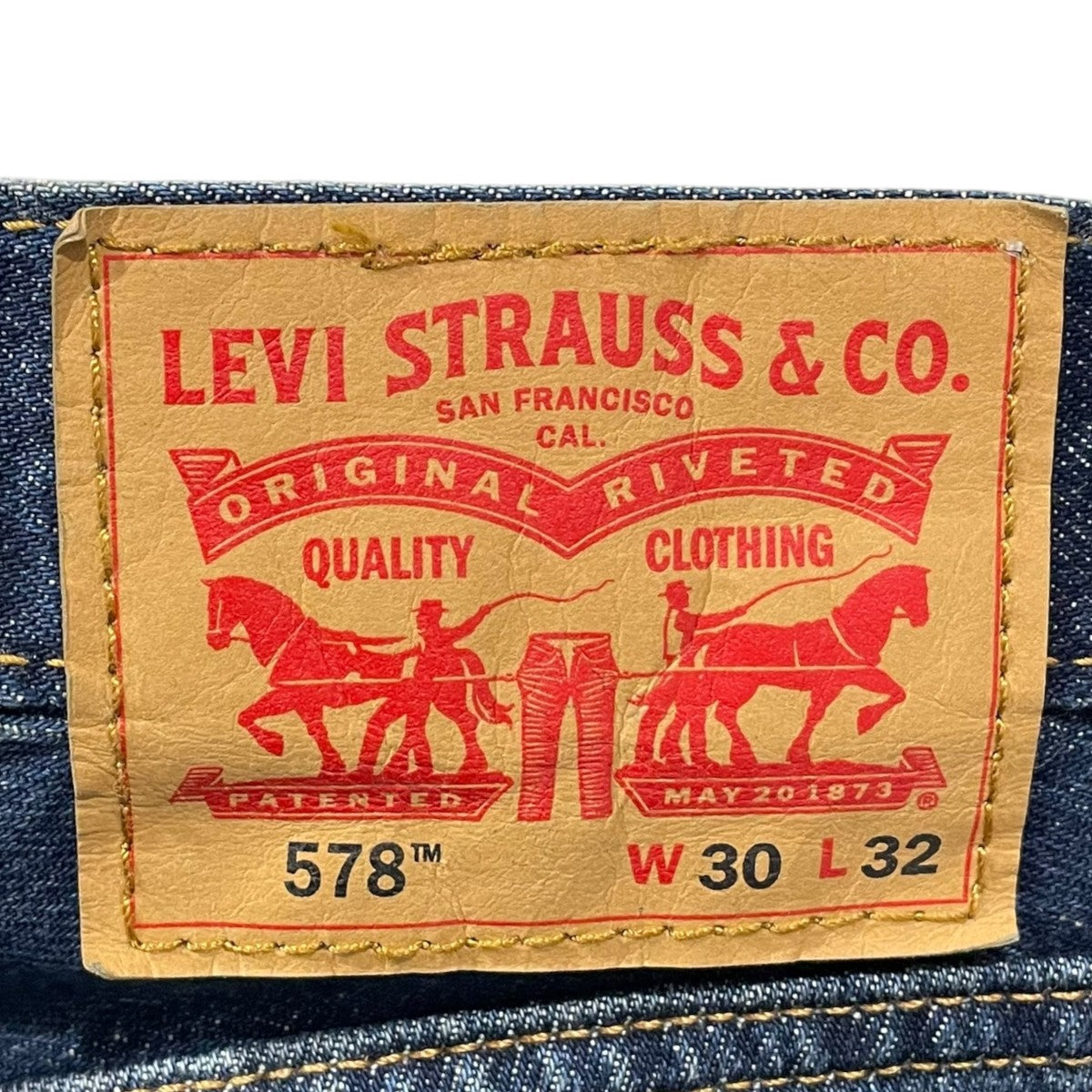 LEVI’S バギーデニムパンツ 578 Baggy Jeans A4750-0023 古着・中古-5枚目のアイテム画像
