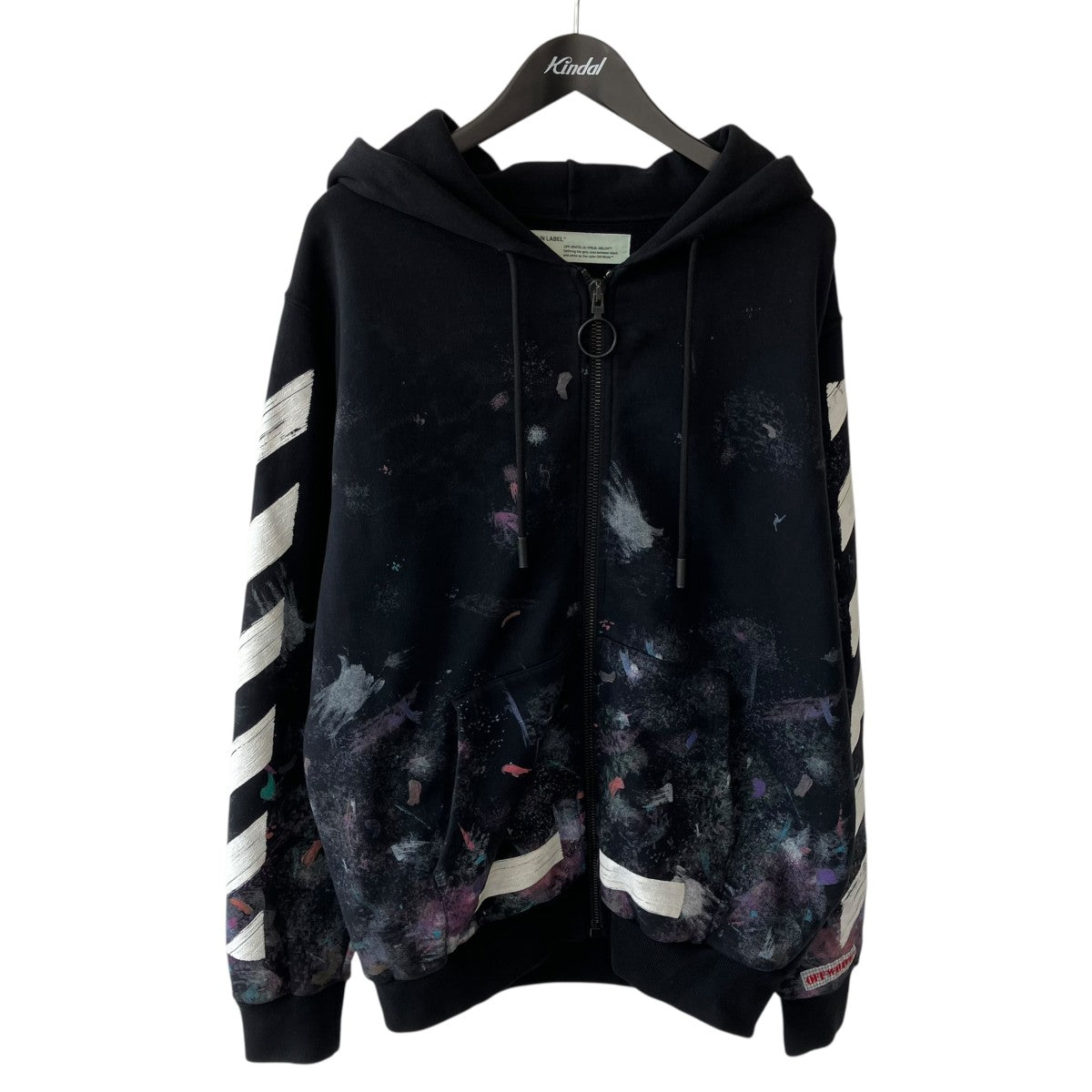 Diag Galaxy Brushed Zip HoodieジップパーカーOMBB003F17619030