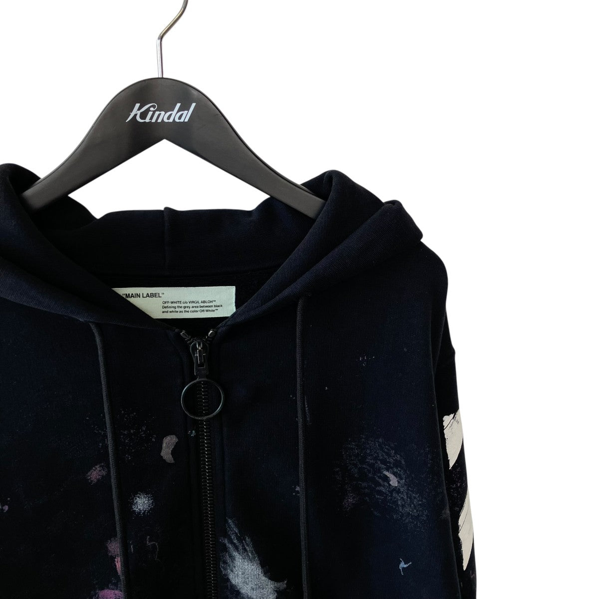 Diag Galaxy Brushed Zip HoodieジップパーカーOMBB003F17619030
