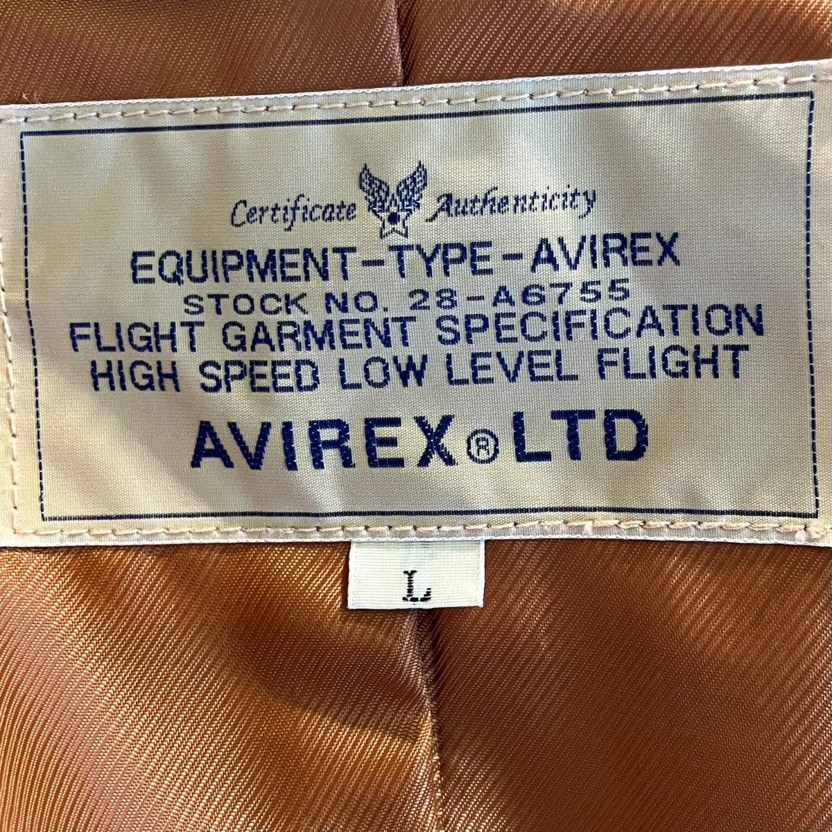 AVIREX パッチワークレザージャケット6101018 古着・中古-5枚目のアイテム画像