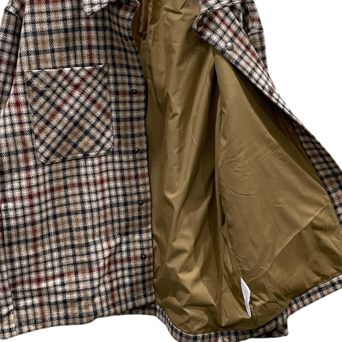 THE NORTH FACE 23AW チェック柄厚手シャツ CHECK SHACKET チェックシャケット NJ3VP79B 古着・中古-4枚目のアイテム画像