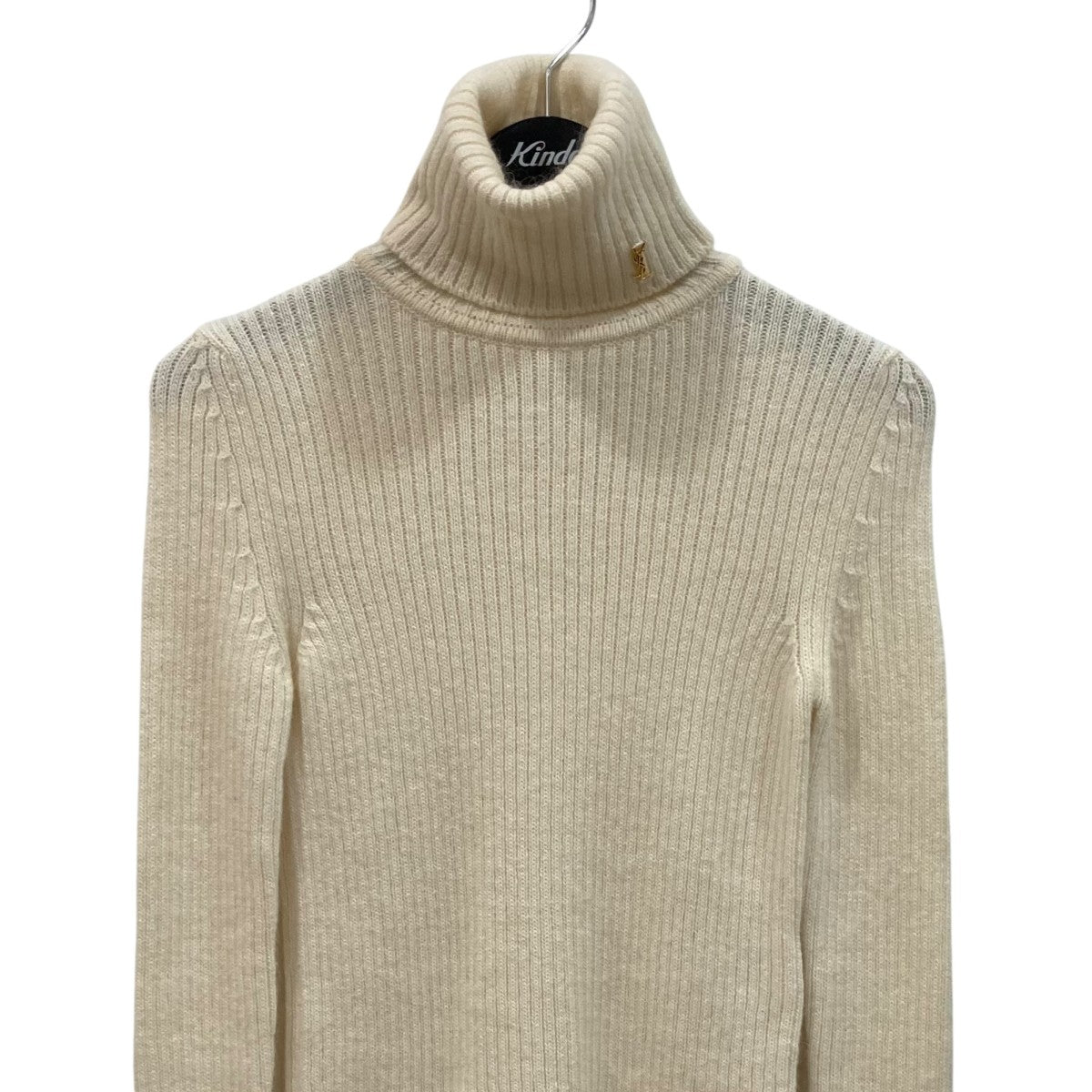 Saint Laurent Paris タートルネックニット706925 古着・中古-2枚目のアイテム画像