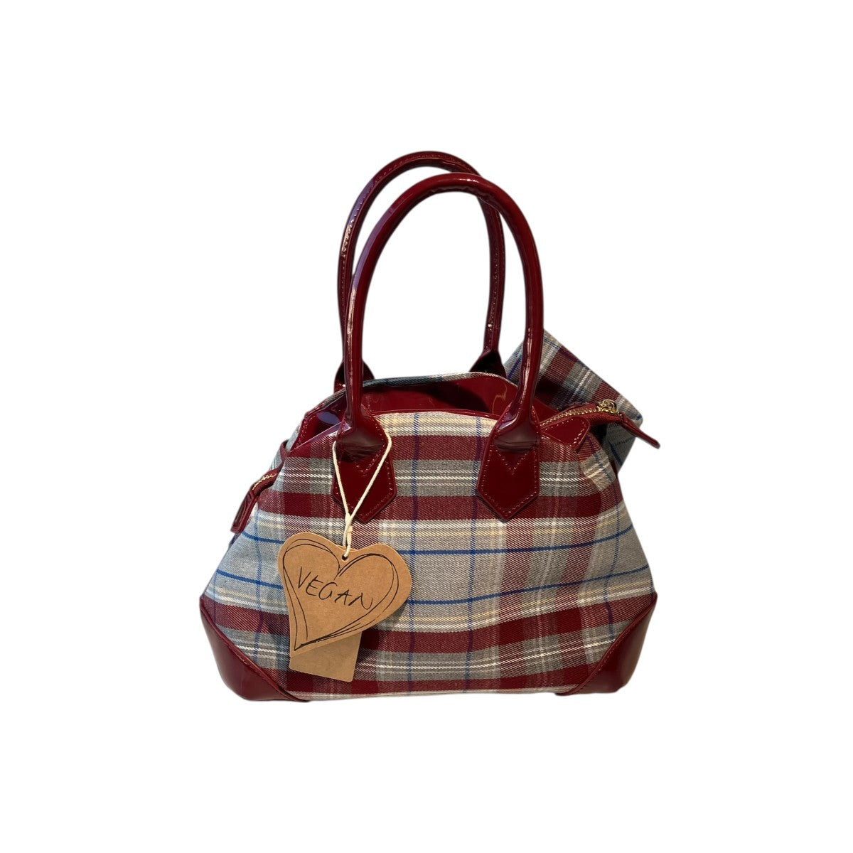 Vivienne Westwood チェックハンドバッグ 古着・中古-3枚目のアイテム画像