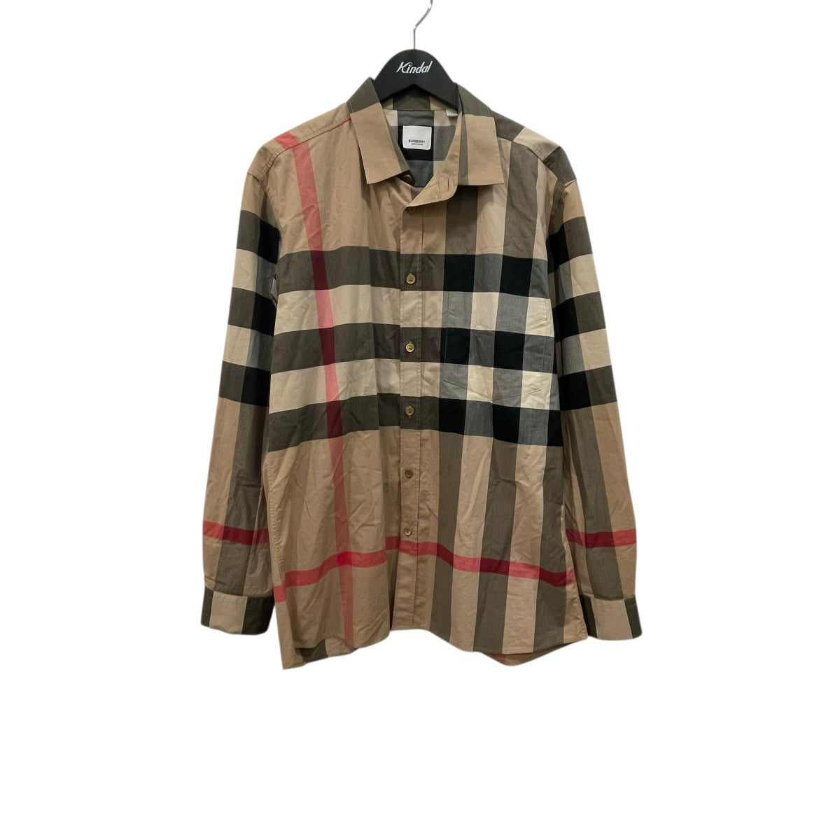 BURBERRY(バーバリー) 長袖シャツ8010213 8010213 ブラウン×ベージュ