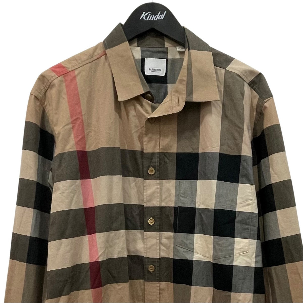 BURBERRY(バーバリー) 長袖シャツ8010213 8010213 ブラウン×ベージュ