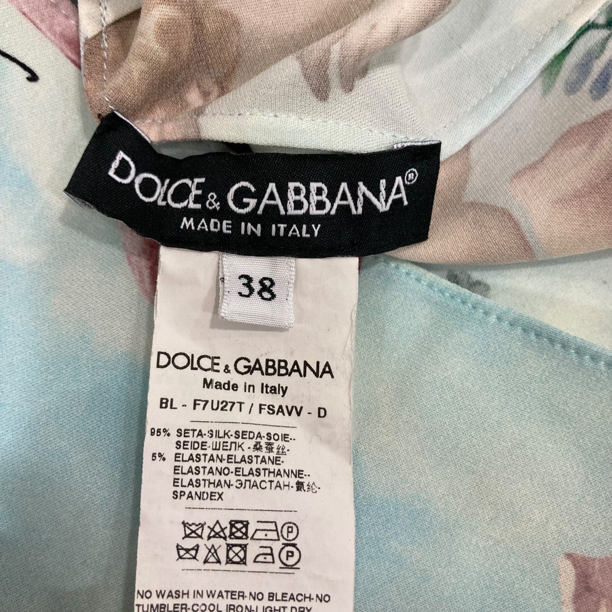 DOLCE ＆ GABBANA 半袖ブラウス 古着・中古-6枚目のアイテム画像
