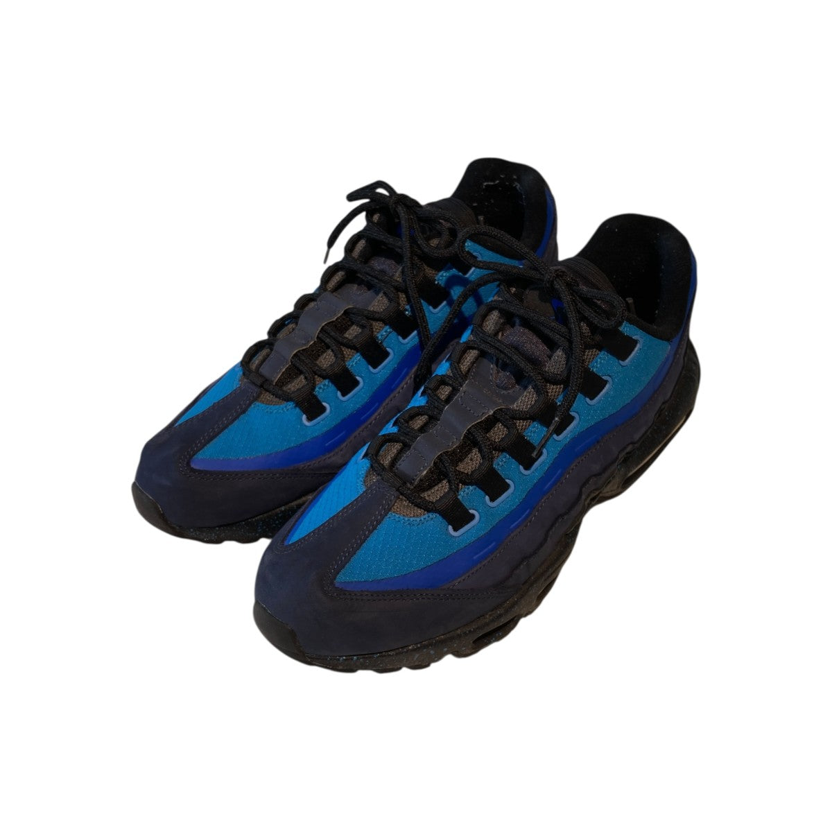 NIKE Stash Air Max 95 Black and Harbor BlueローカットスニーカーHF5515-400 古着・中古-1枚目のアイテム画像