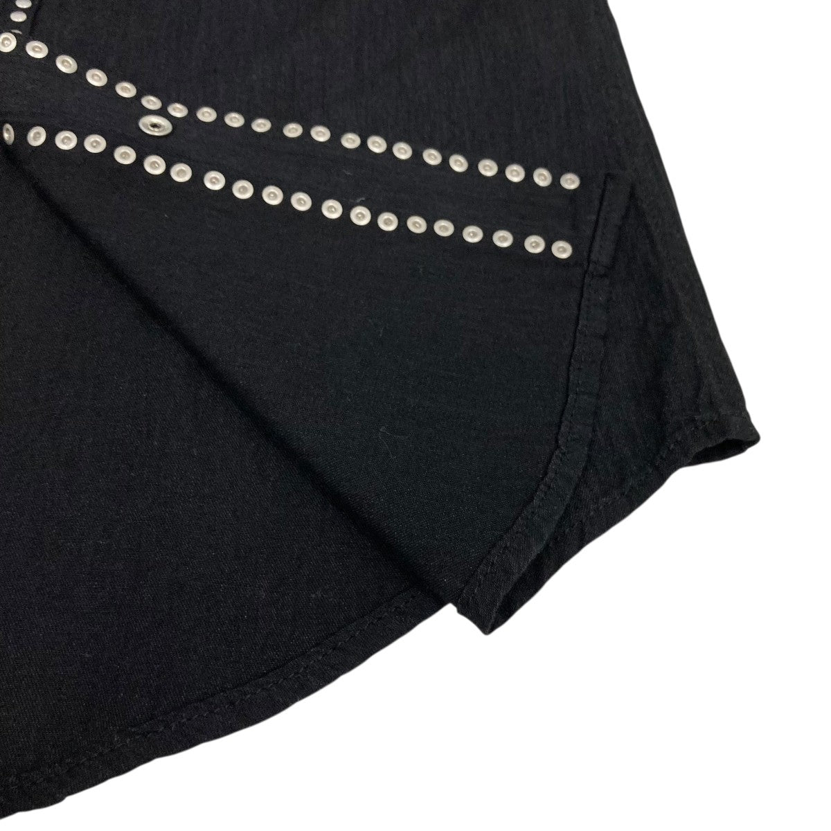 Saint Laurent Paris エディー期 スタッズノースリーブシャツ377019 古着・中古-4枚目のアイテム画像