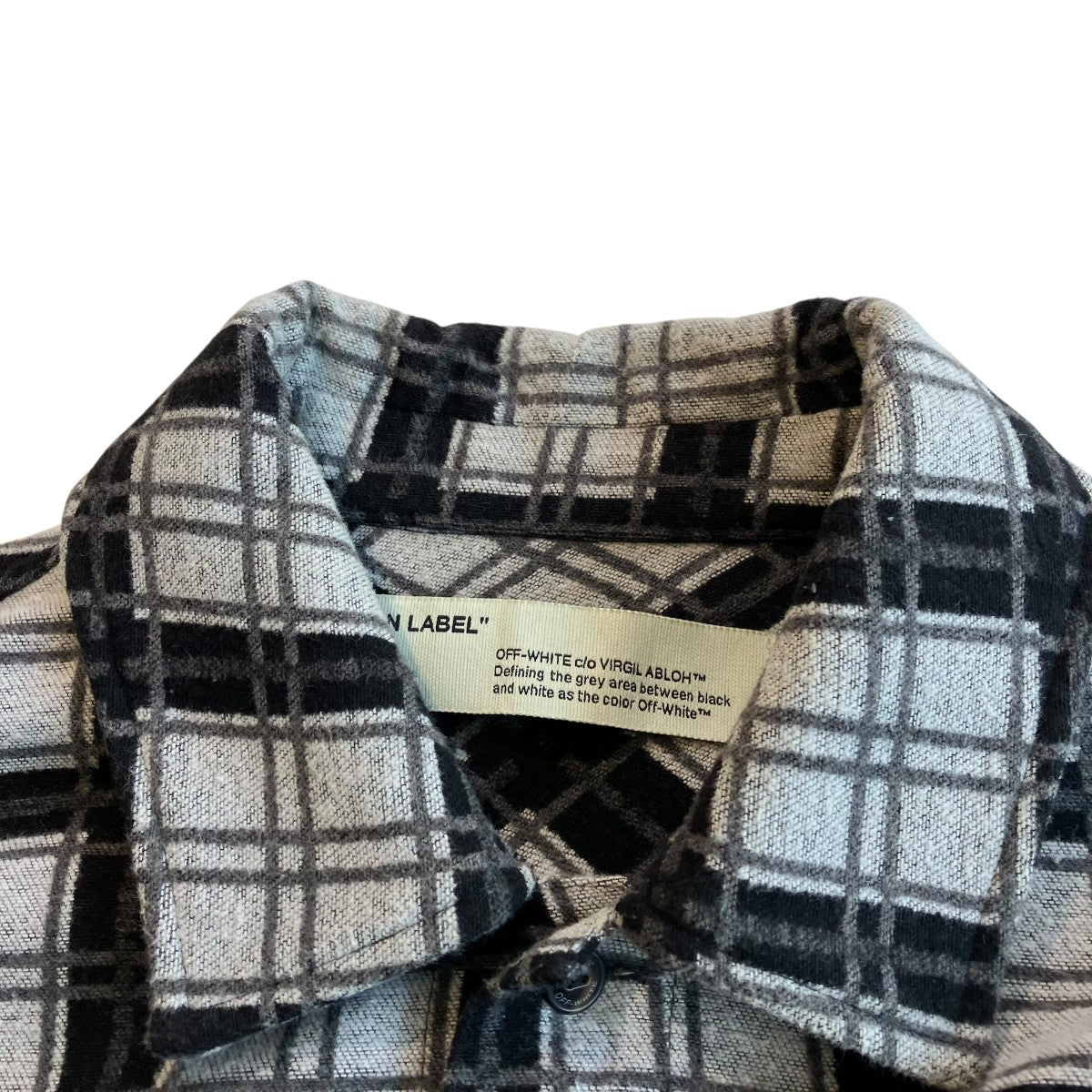 OFFWHITE Contrast Sleeve ShirtシャツOMG101R20G53020 古着・中古-6枚目のアイテム画像