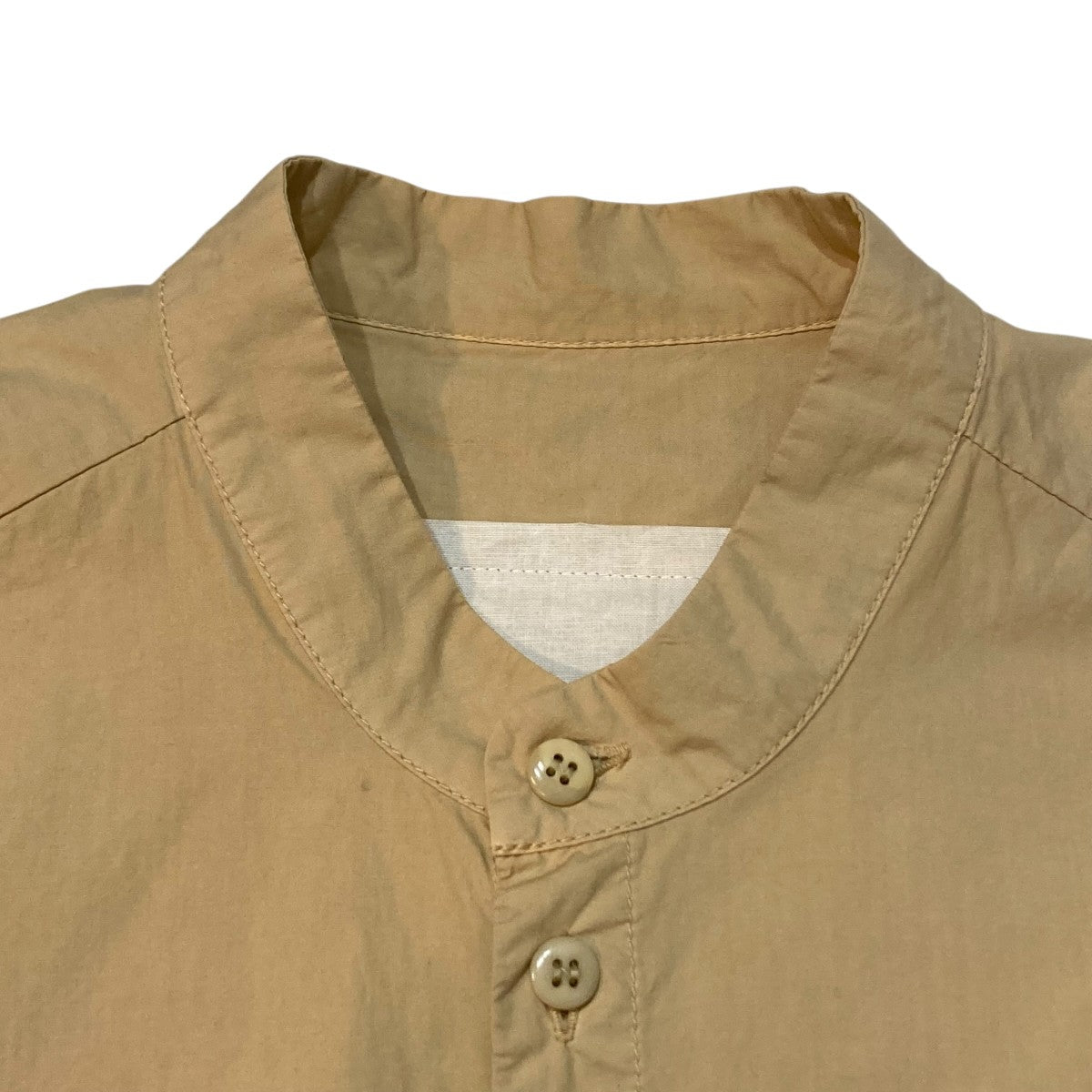 toogood THE BOTANIST SHIRTノーカラーシャツ 古着・中古-3枚目のアイテム画像