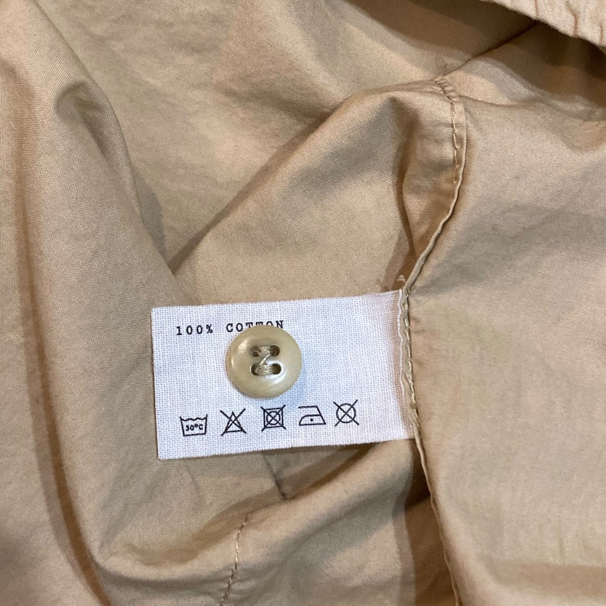 toogood THE BOTANIST SHIRTノーカラーシャツ 古着・中古-9枚目のアイテム画像
