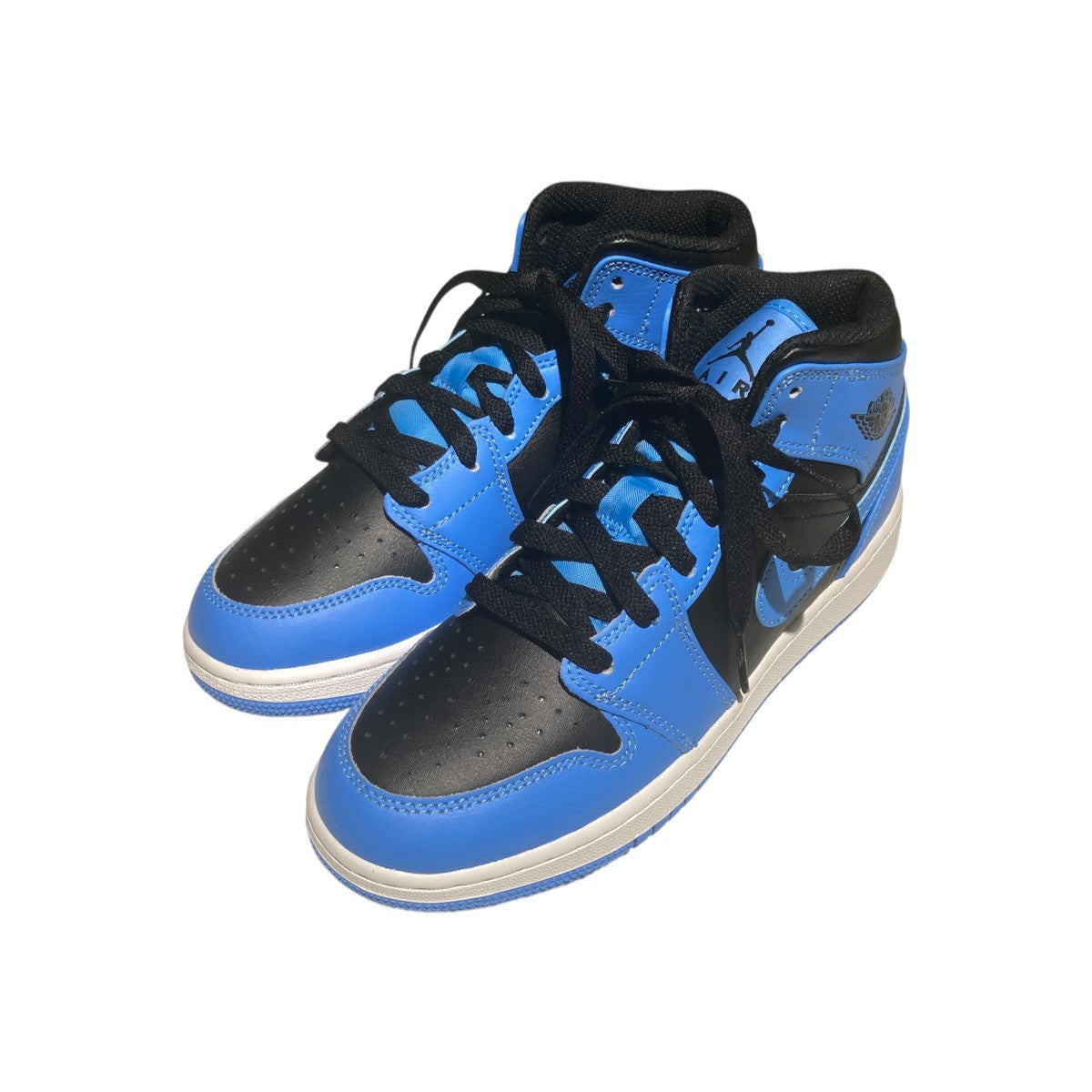GS Air Jordan 1 Mid University BlueスニーカーDQ8423-401