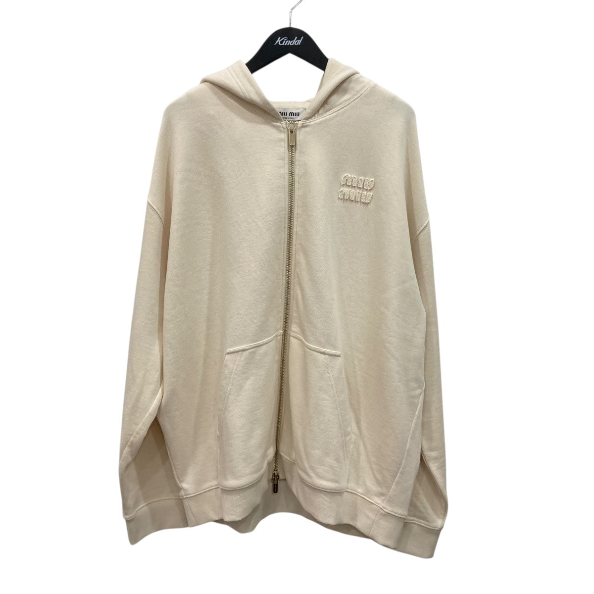 MIU MIU ジップパーカーMJL970 古着・中古-1枚目のアイテム画像