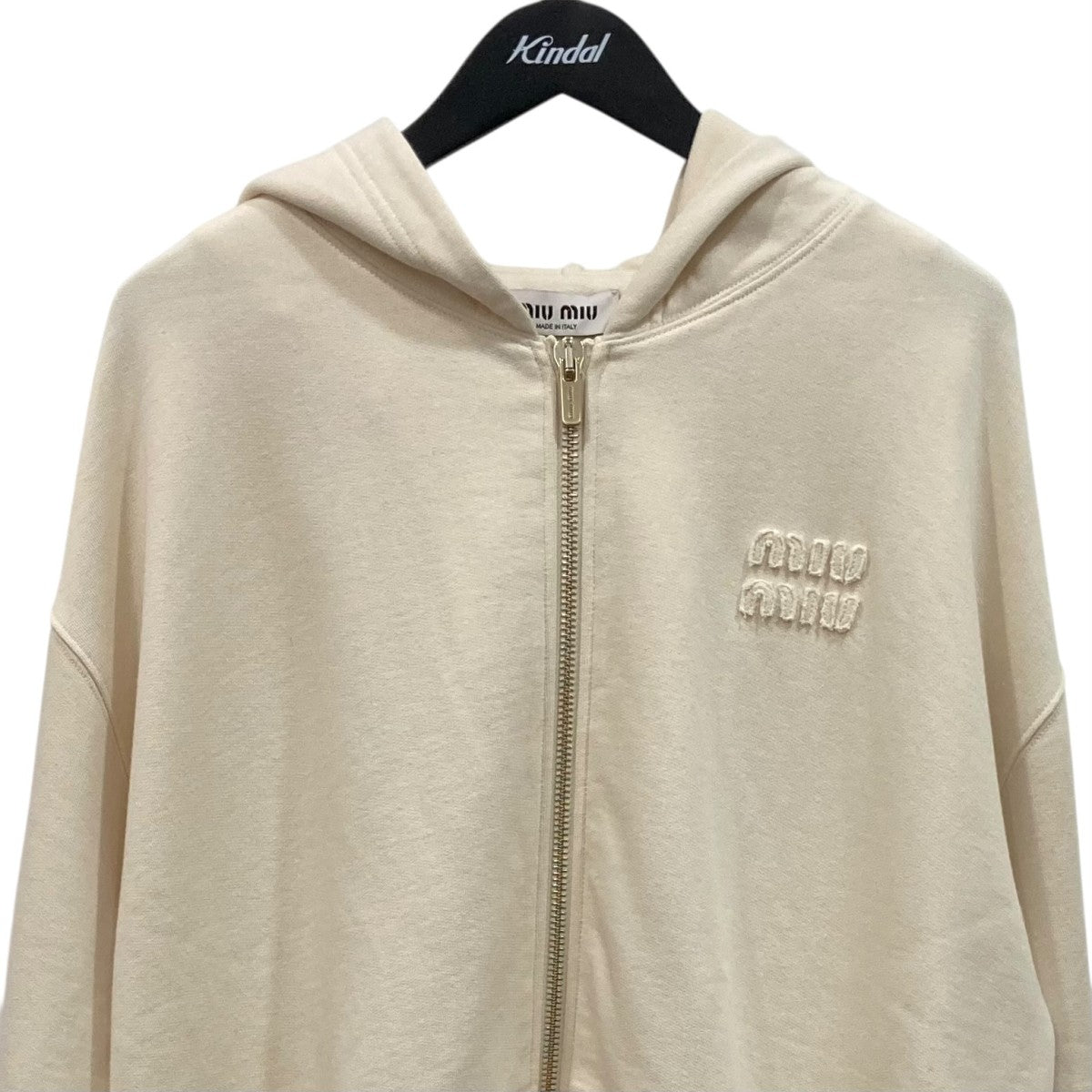 MIU MIU ジップパーカーMJL970 古着・中古-2枚目のアイテム画像