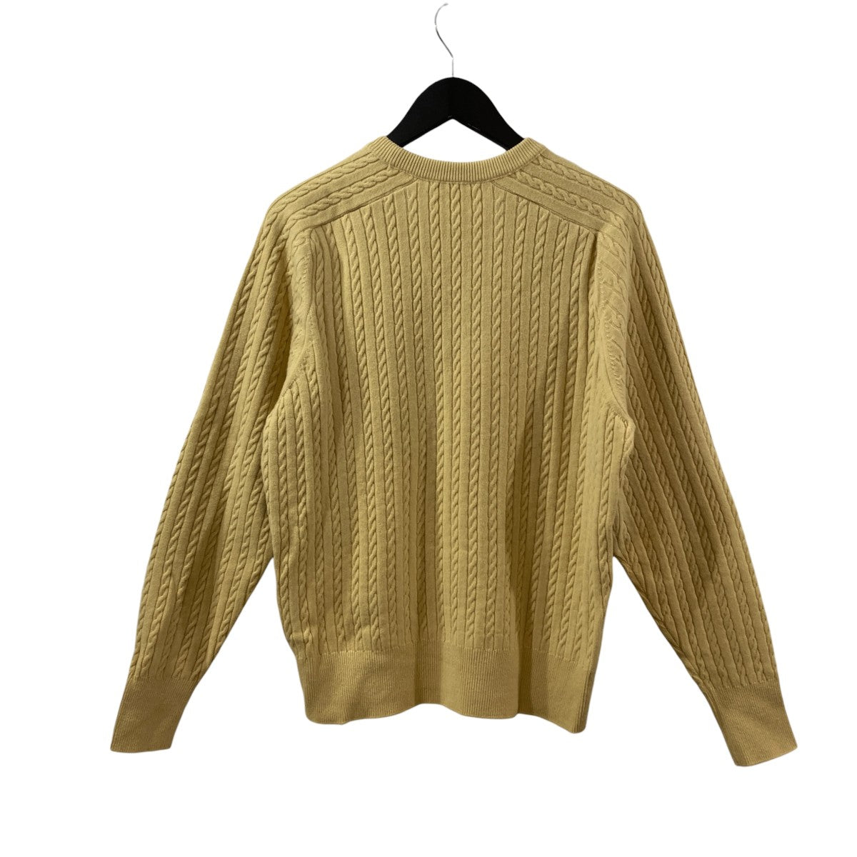 AURALEE SUPER FINE WOOL ARAN KNITアランニット セーターA25AP02WA 古着・中古-2枚目のアイテム画像