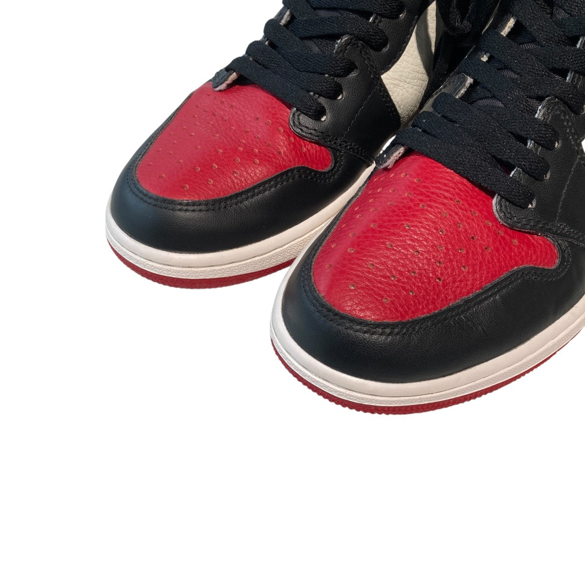 Air Jordan 1 Retro High OG Bred Toeハイカットスニーカー555088-610