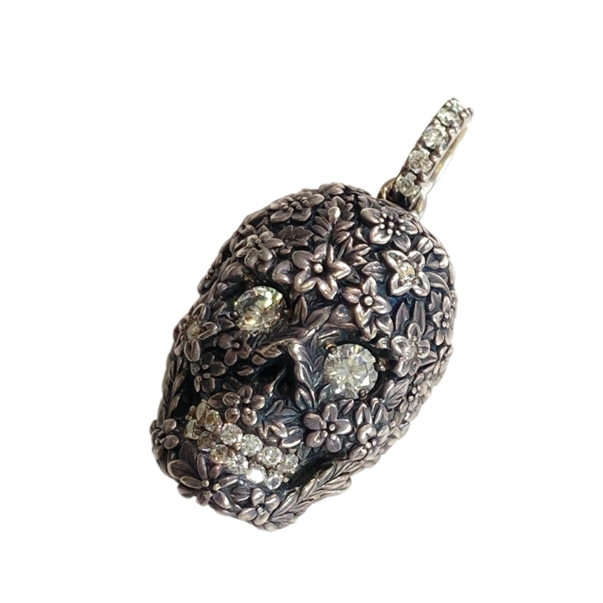 J×U FLORAL SKULLフローラル スカル ペンダントトップ