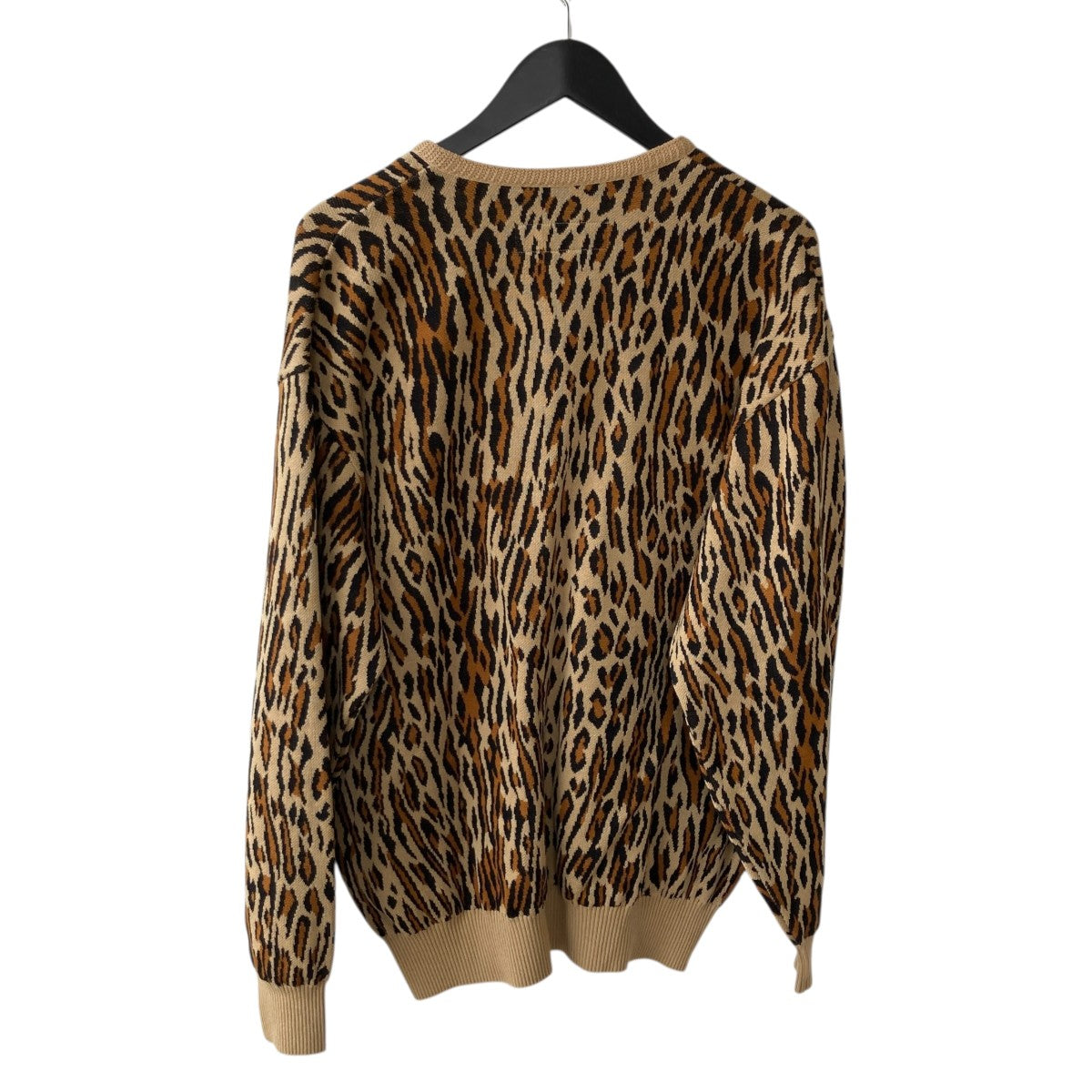 WACKO MARIA 26SSLEOPARD JACQUARD CARDIGANニットカーディガン26SS-WMK-KN18 古着・中古-2枚目のアイテム画像