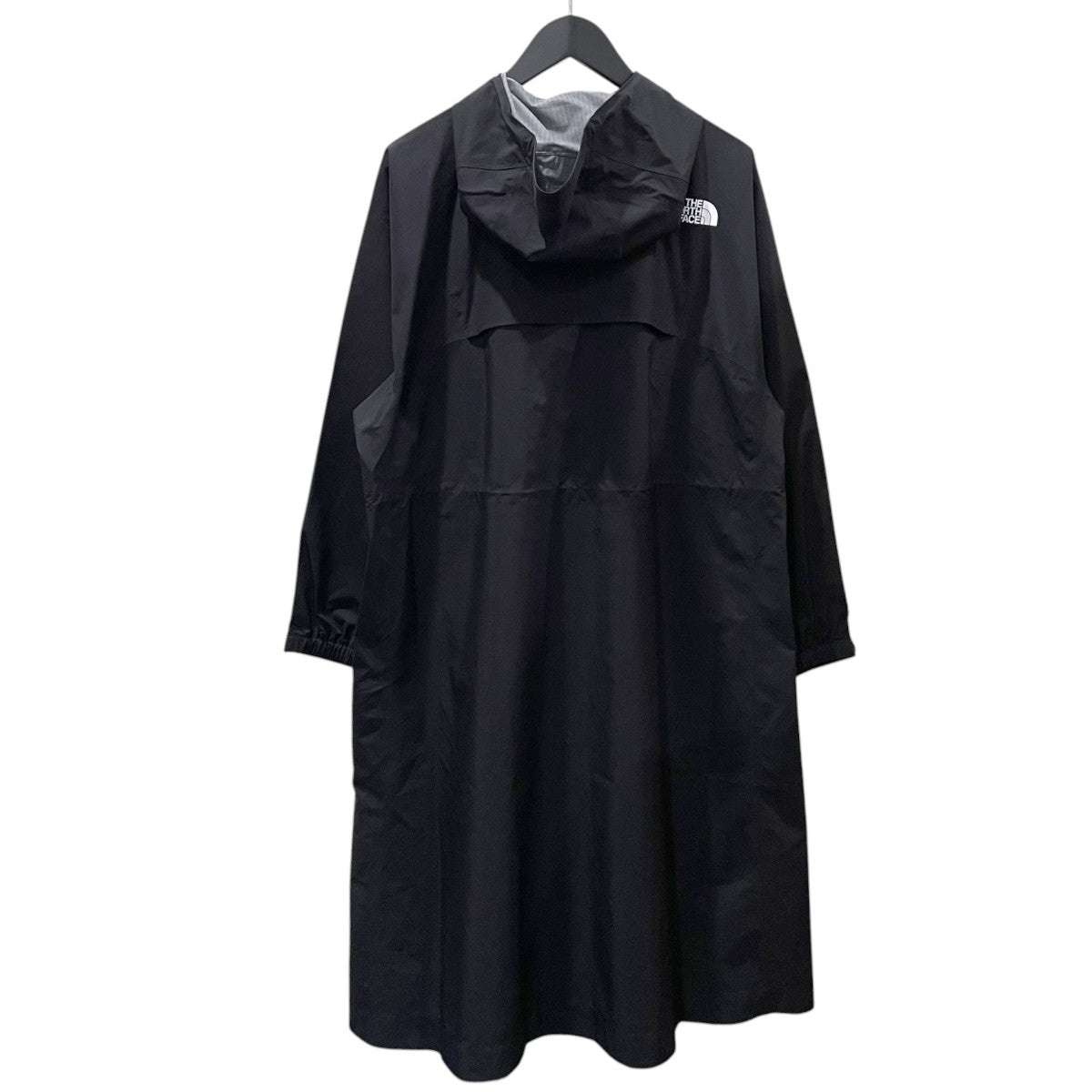 り*。様 THE NORTH FACE ブラック ロングコート ブリーズライトニ THE NORTH FACE(ザノースフェイス) フーデッドロングコート レイン