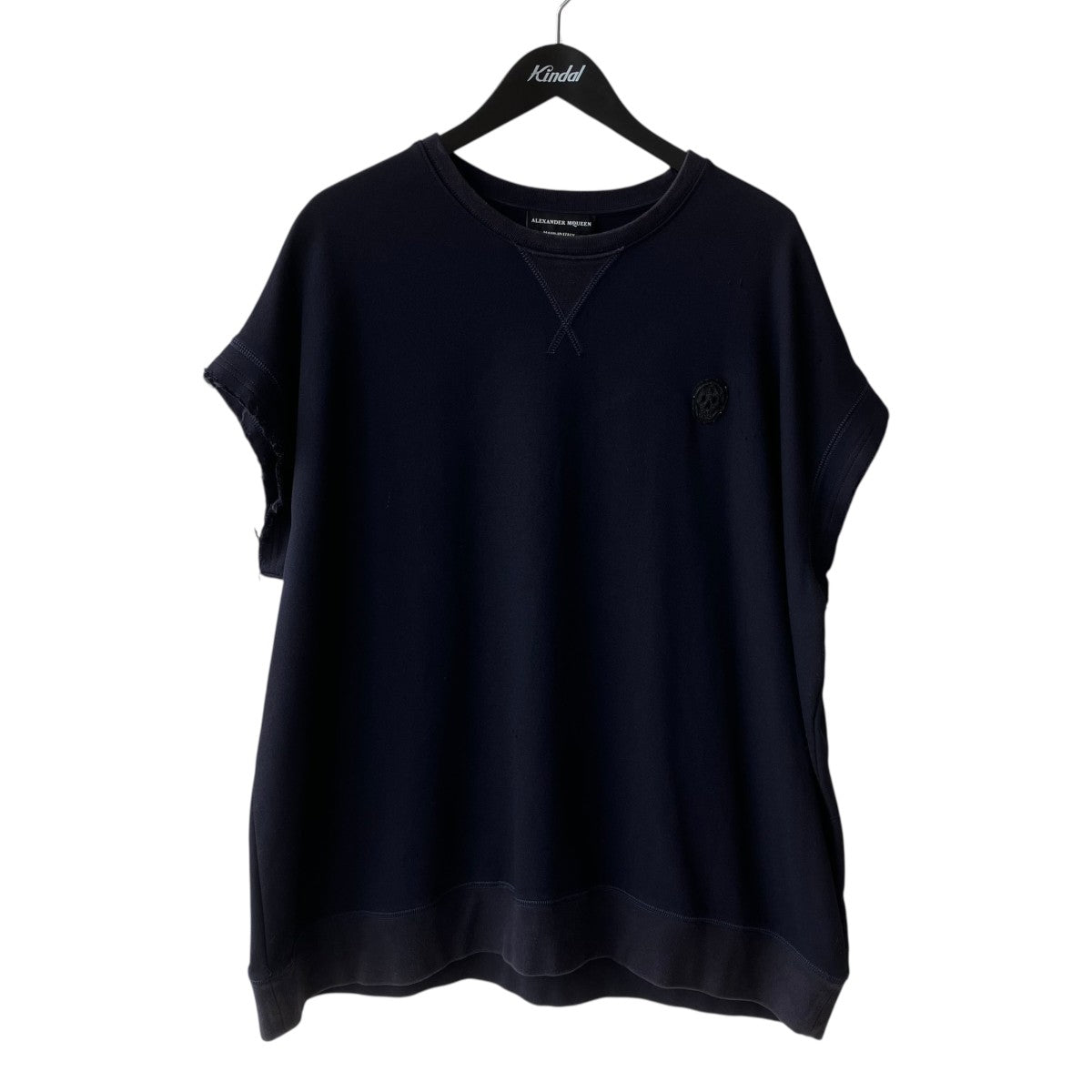 ALEXANDER McQUEEN スカルノースリーブカットソー487961 古着・中古-1枚目のアイテム画像