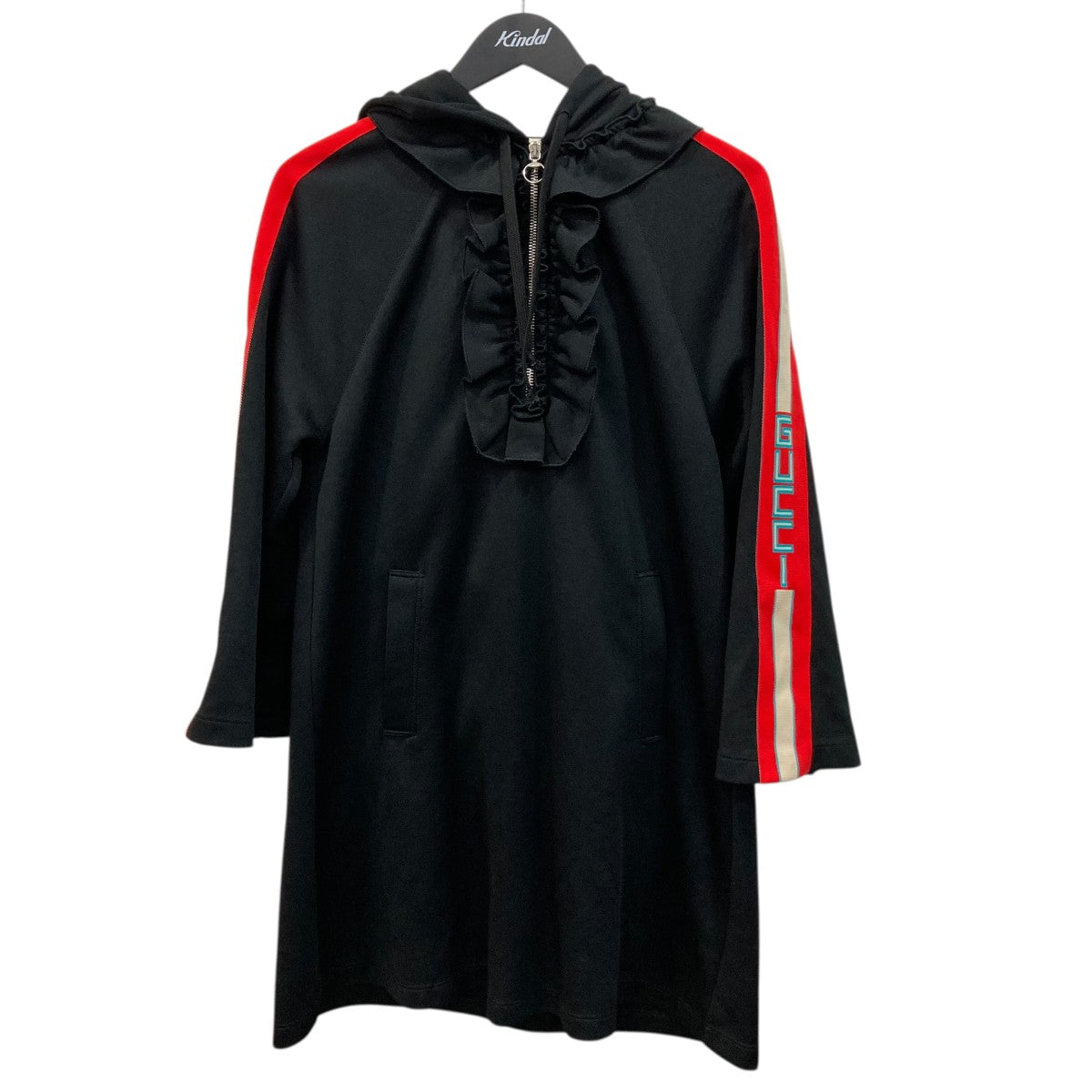 GUCCI ジャージー ロゴ フーディ ワンピース長袖ワンピース502280 古着・中古-1枚目のアイテム画像