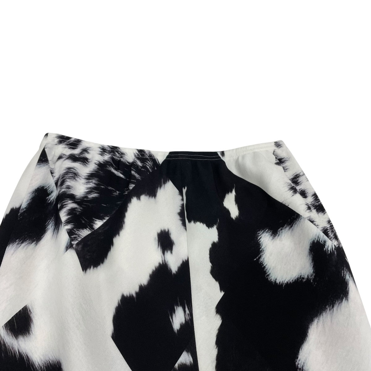 カウハイドプリント エラスティックストレートスカート22055405006