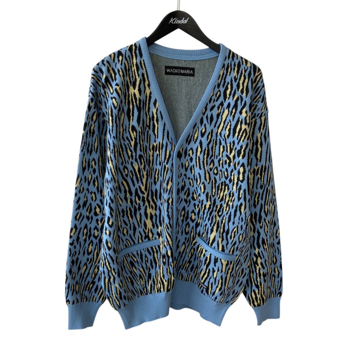 WACKO MARIA LEOPARD JACQUARD CARDIGANニットカーディガン26SS-WMK-KN18 古着・中古-1枚目のアイテム画像