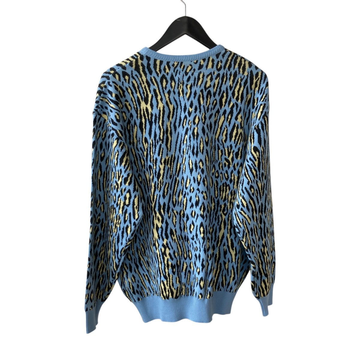WACKO MARIA LEOPARD JACQUARD CARDIGANニットカーディガン26SS-WMK-KN18 古着・中古-2枚目のアイテム画像