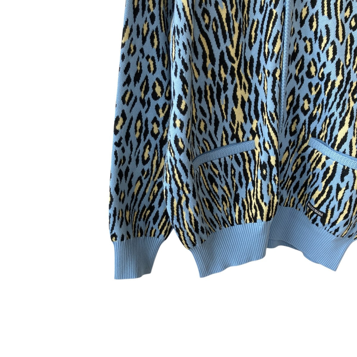 WACKO MARIA LEOPARD JACQUARD CARDIGANニットカーディガン26SS-WMK-KN18 古着・中古-4枚目のアイテム画像
