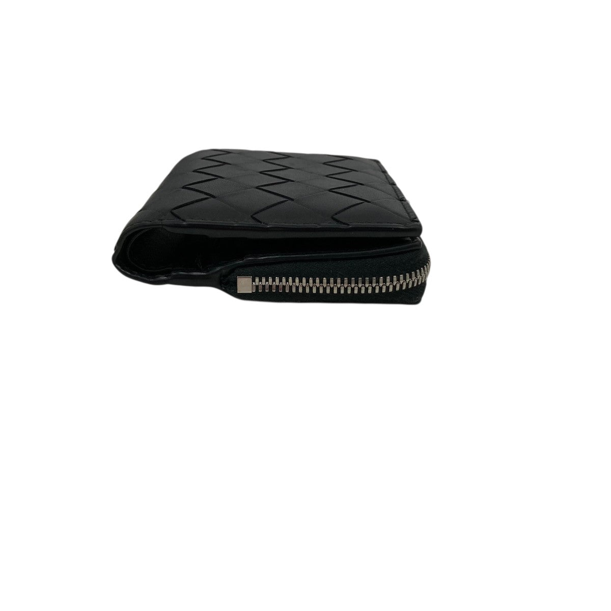 BOTTEGA VENETA(ボッテガヴェネタ) 2つ折り財布 ブラック｜【公式
