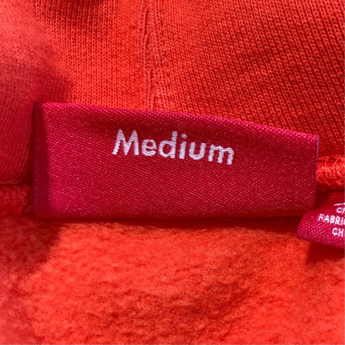 Washed Old English Hoodedプルオーバーパーカー