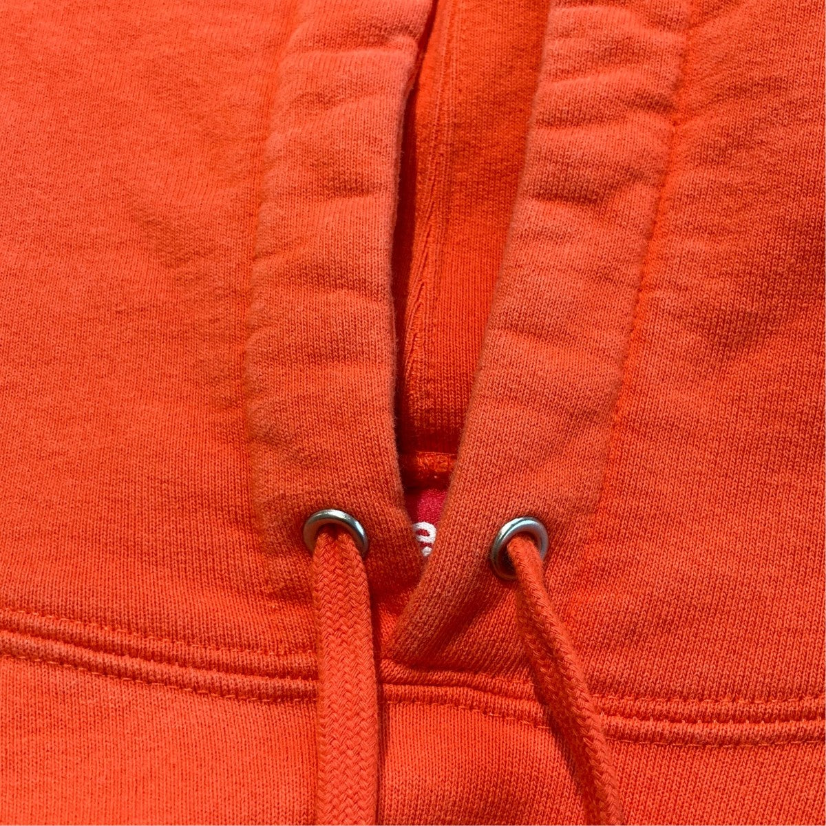 Washed Old English Hoodedプルオーバーパーカー