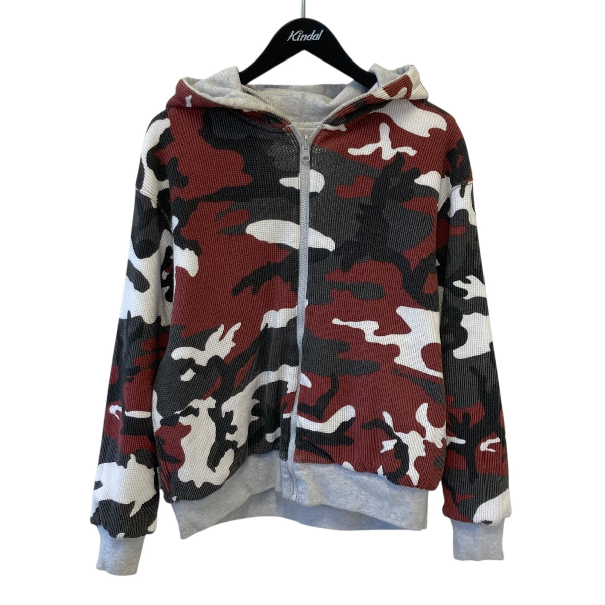 Reversible Work Zip Up Hooded Sweatshirtプルオーバーパーカー