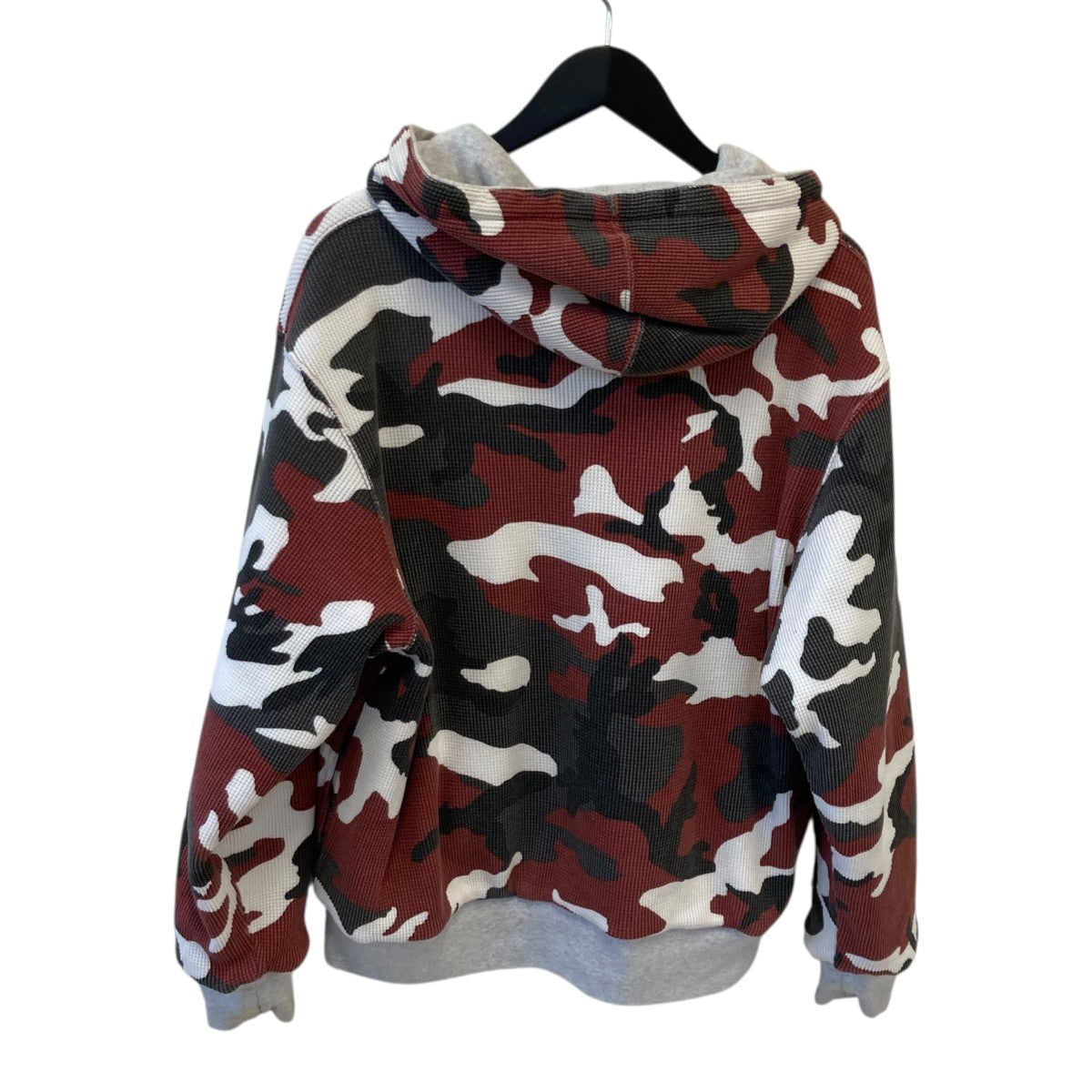 Reversible Work Zip Up Hooded Sweatshirtプルオーバーパーカー