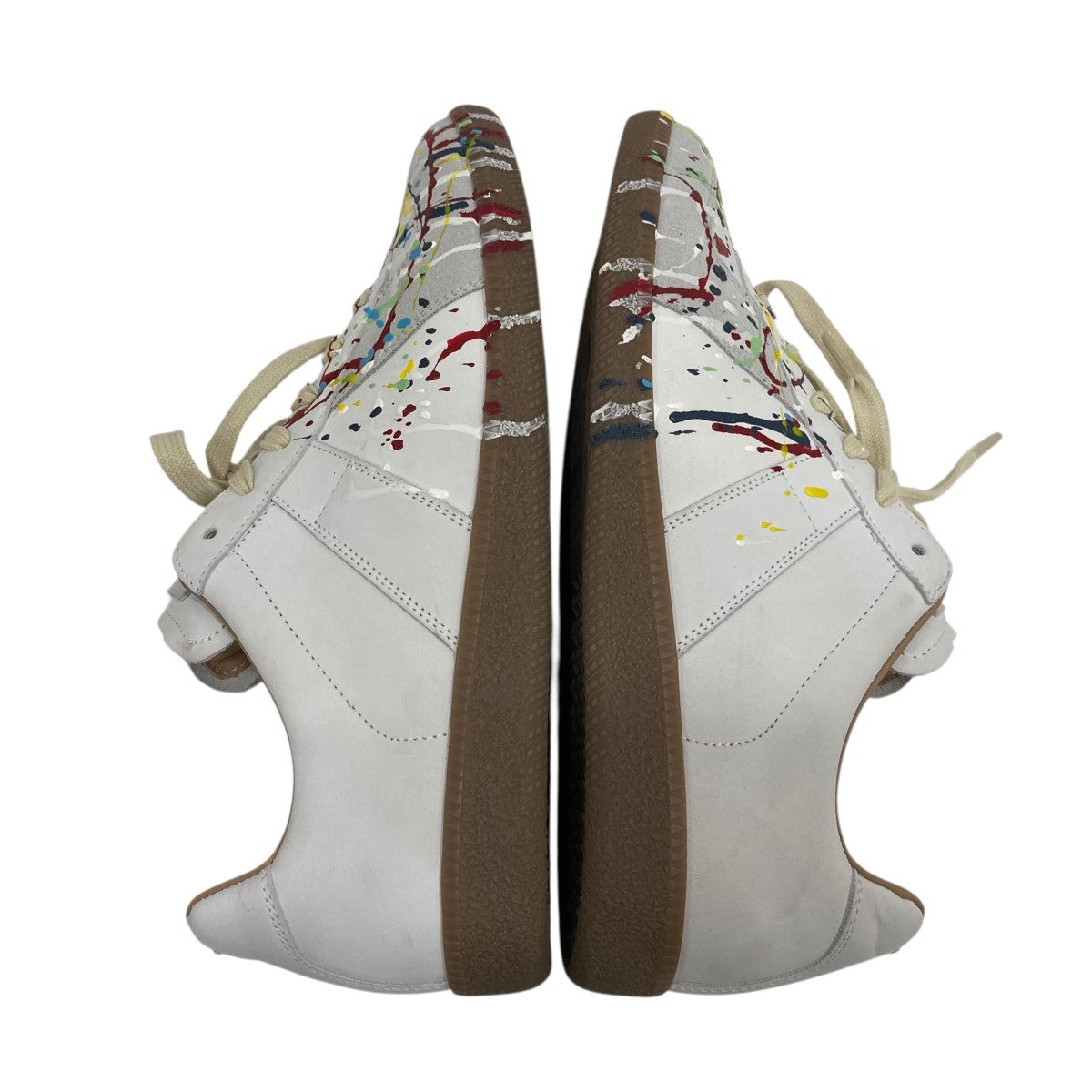 Maison Margiela(メゾンマルジェラ) 箱スニーカー ベージュ×アイボリー