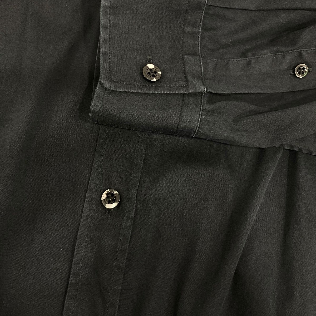 BALENCIAGA PARIS バレンシアガ 黒 シャツ イタリア製 38 BALENCIAGA(バレンシアガ) シャツ ブラック サイズ 38｜【公式