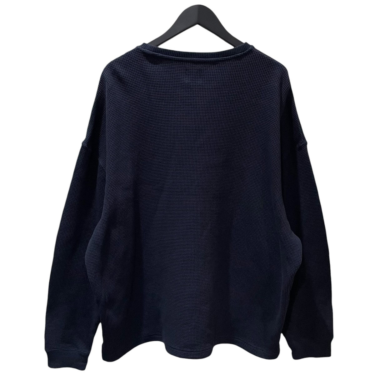 Wide Dad 裾ドローコード ワッフルカットソー YGMDad CREW P／O クループルオーバー YES GOOD MARKET Wide Dad URA7-11K002 古着・中古-2枚目のアイテム画像