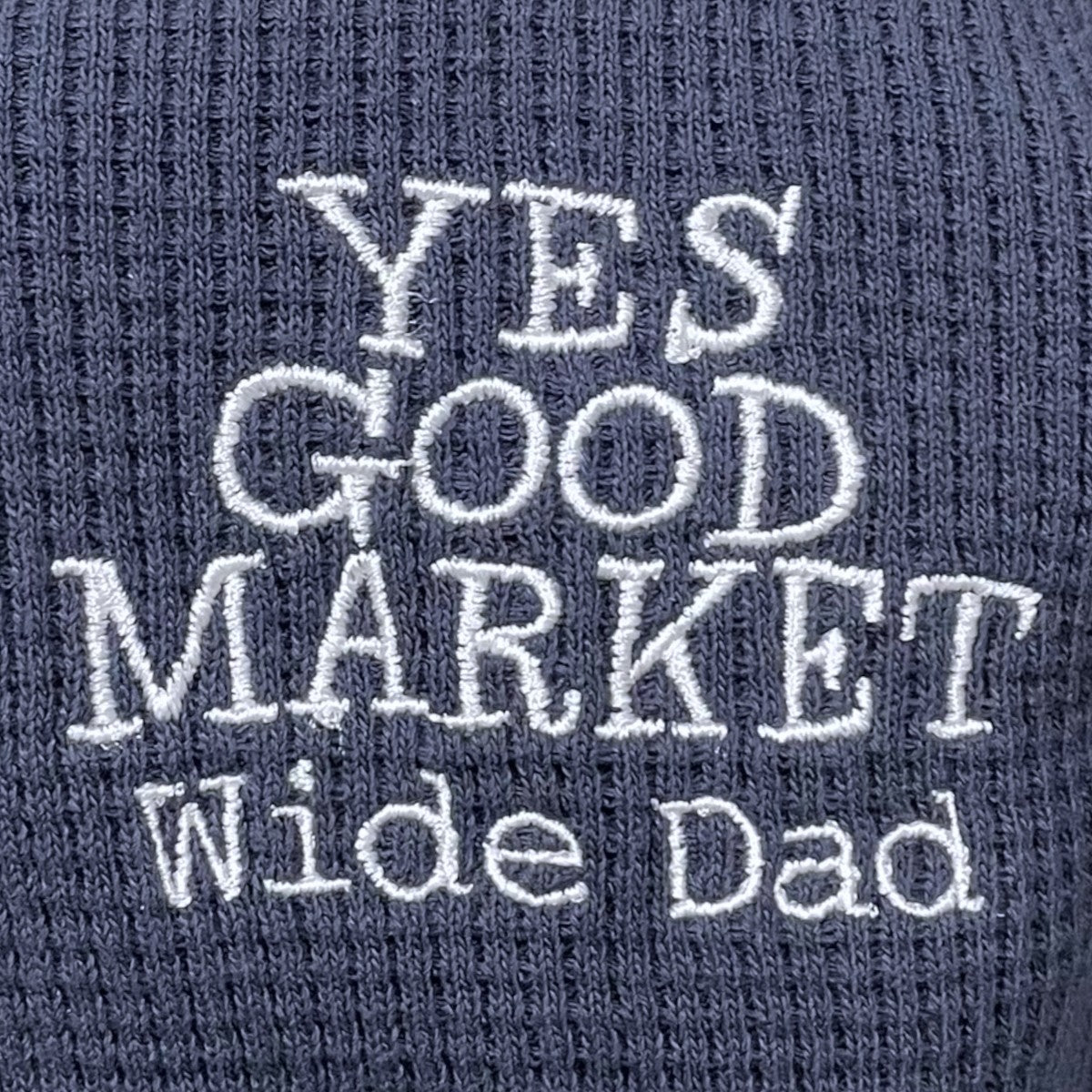 Wide Dad 裾ドローコード ワッフルカットソー YGMDad CREW P／O クループルオーバー YES GOOD MARKET Wide Dad URA7-11K002 古着・中古-4枚目のアイテム画像