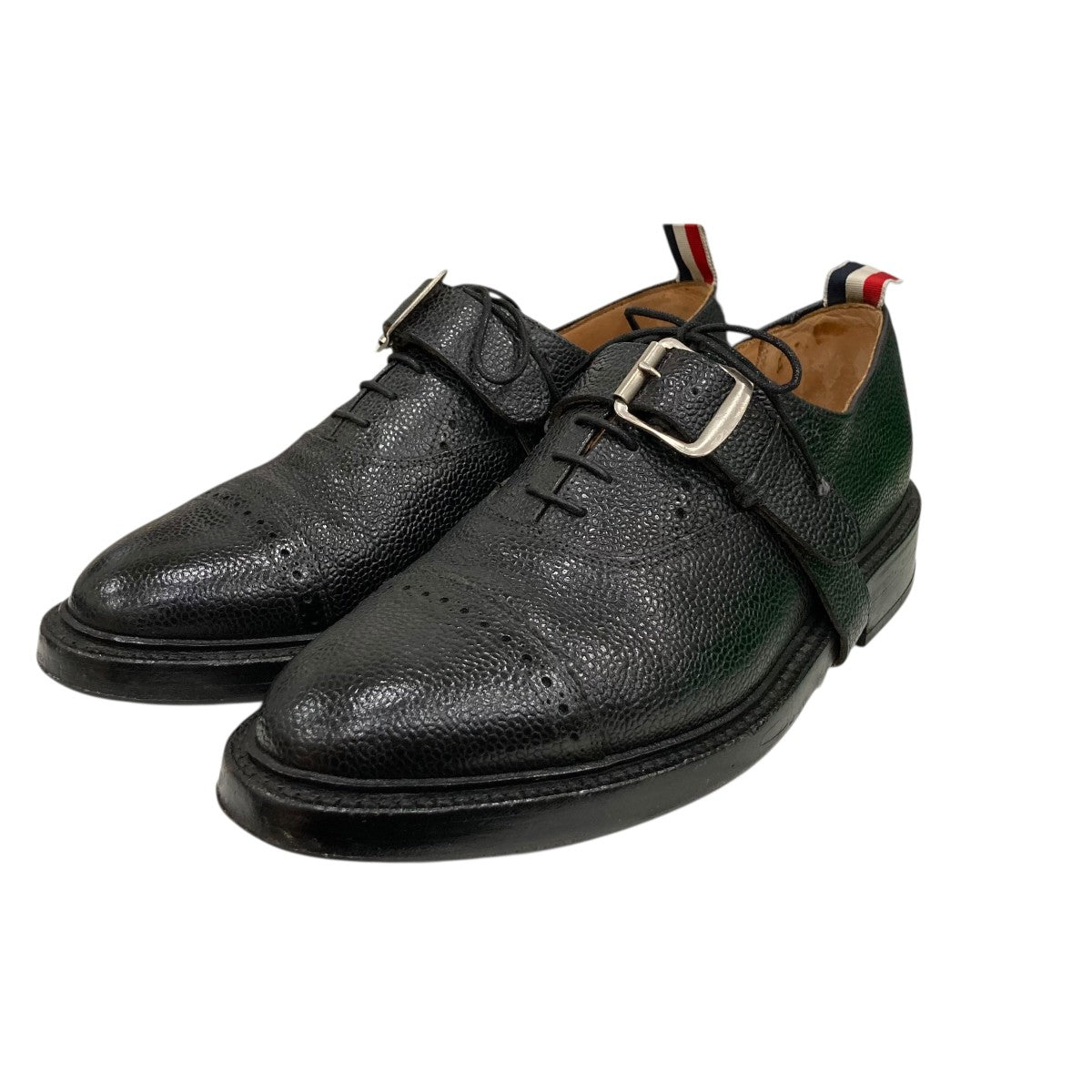 THOM BROWNE． NEW YORK シングルモンクドレスシューズ 古着・中古-1枚目のアイテム画像