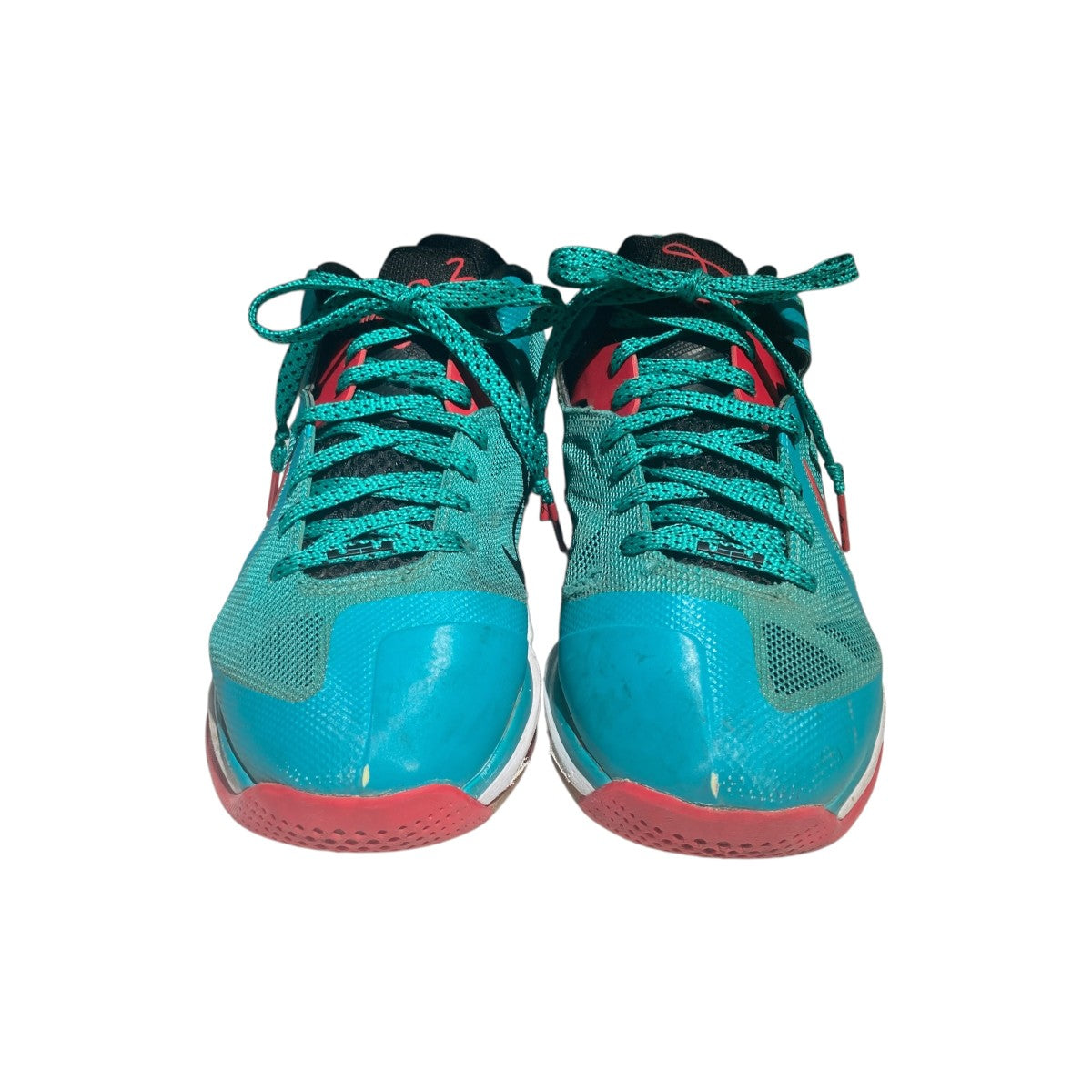 NIKE Lebron 9 Low New Green／Black／Action Red／WhiteローカットスニーカーDQ6400-300 古着・中古-3枚目のアイテム画像