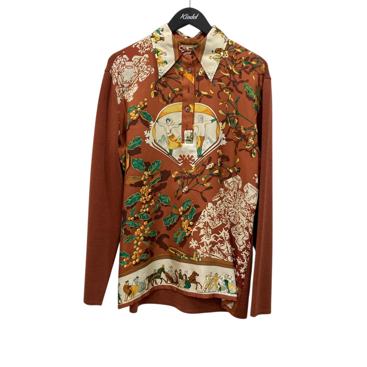 HERMES 長袖シャツ 古着・中古-1枚目のアイテム画像