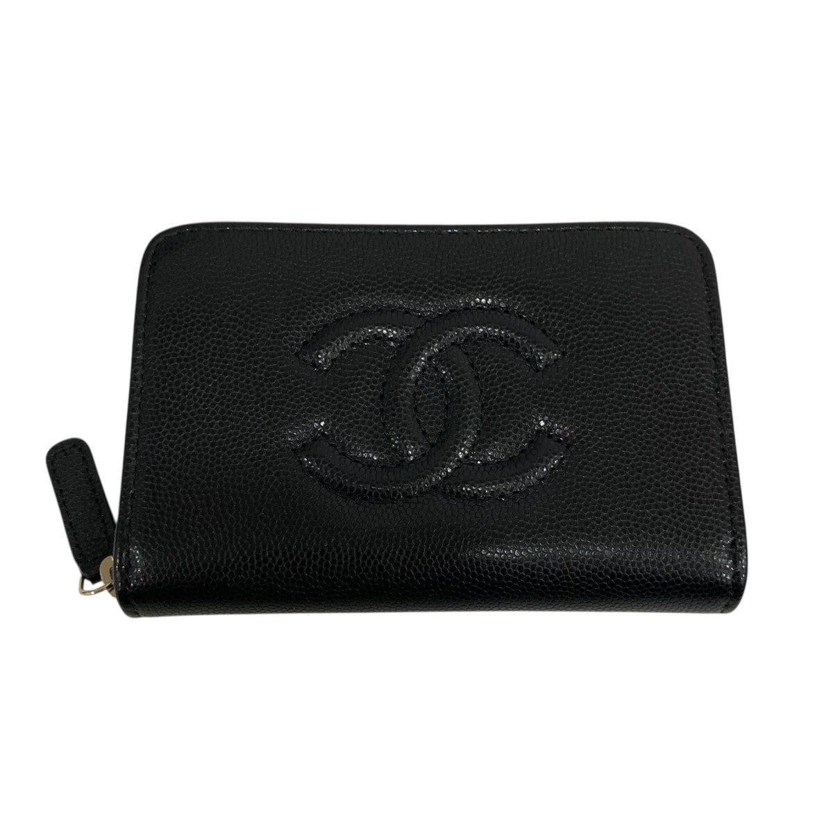 CHANEL ココマーク キャビアスキンコインケース 古着・中古-1枚目のアイテム画像
