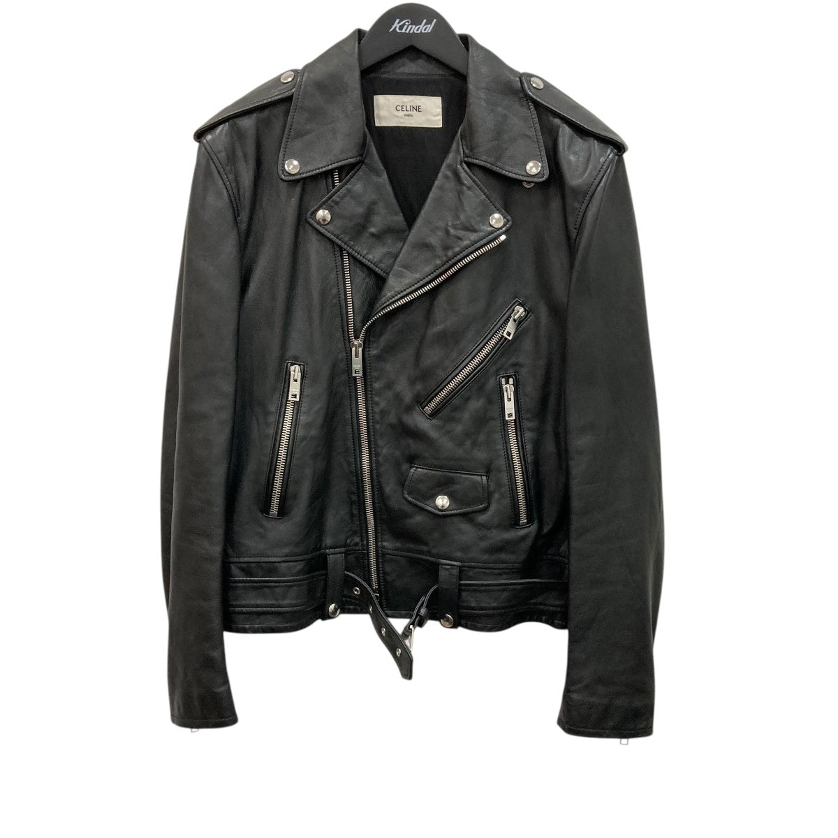 CELINE ダブルライダースジャケット2E158599E 古着・中古-1枚目のアイテム画像