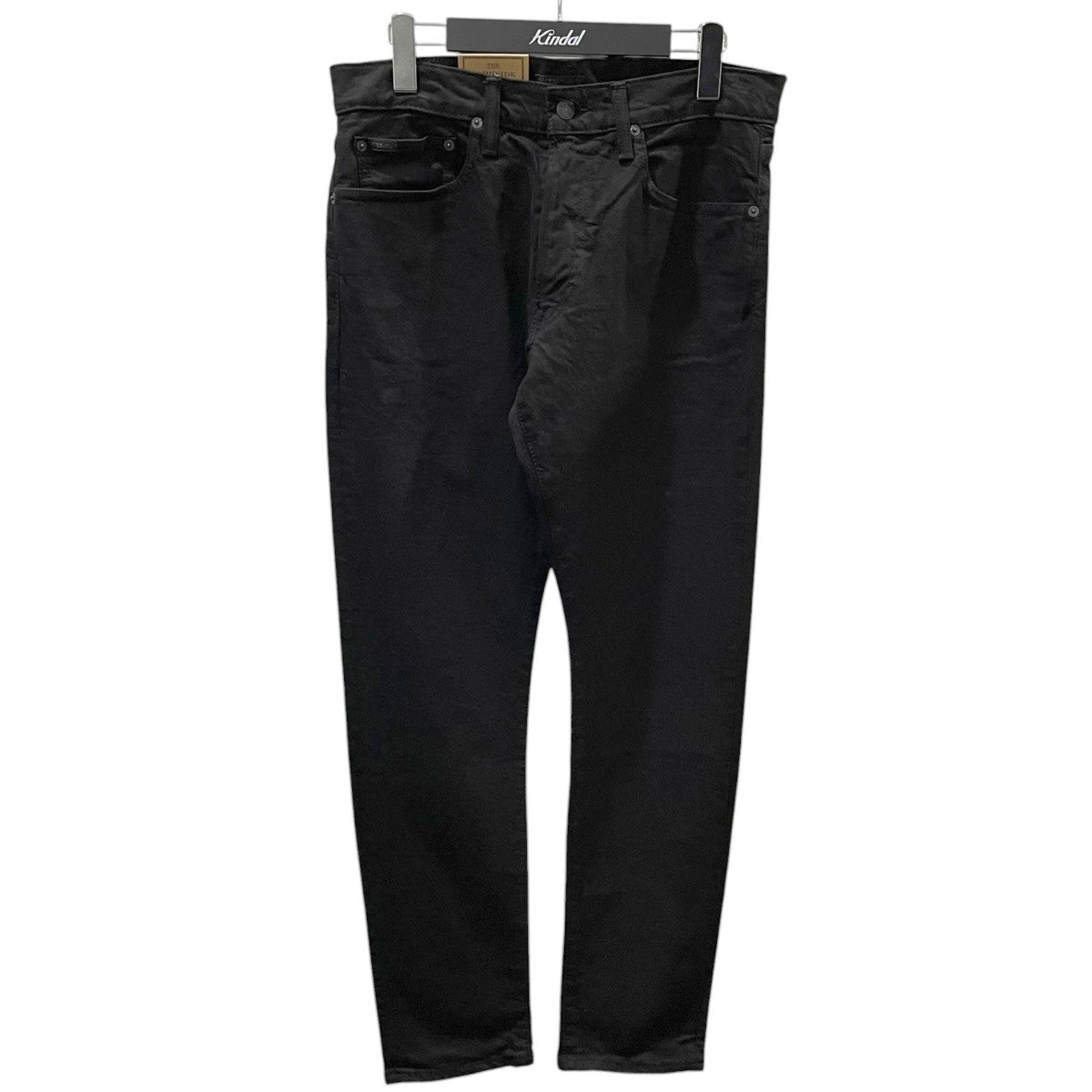 ガーメントダイ ブラックデニムパンツ THE PARKSIDE ATHLETIC TAPER ザ パークサイド アスレチック テーパー  Low Stretch Garment Dyed