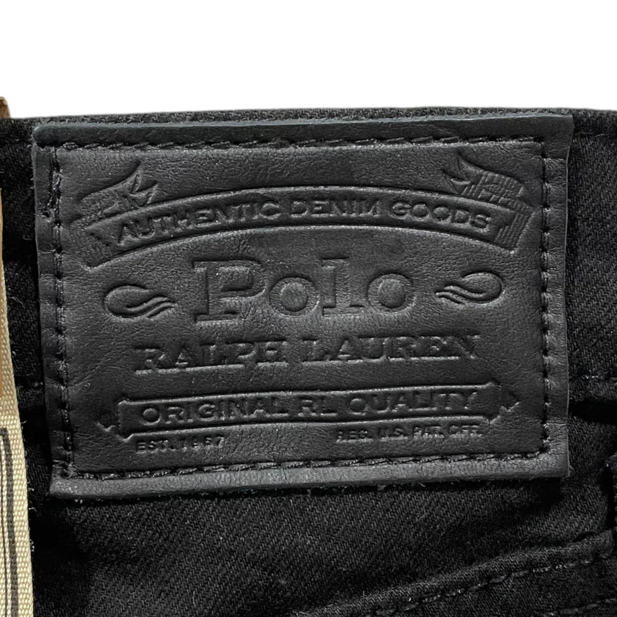 ガーメントダイ ブラックデニムパンツ THE PARKSIDE ATHLETIC TAPER ザ パークサイド アスレチック テーパー  Low Stretch Garment Dyed