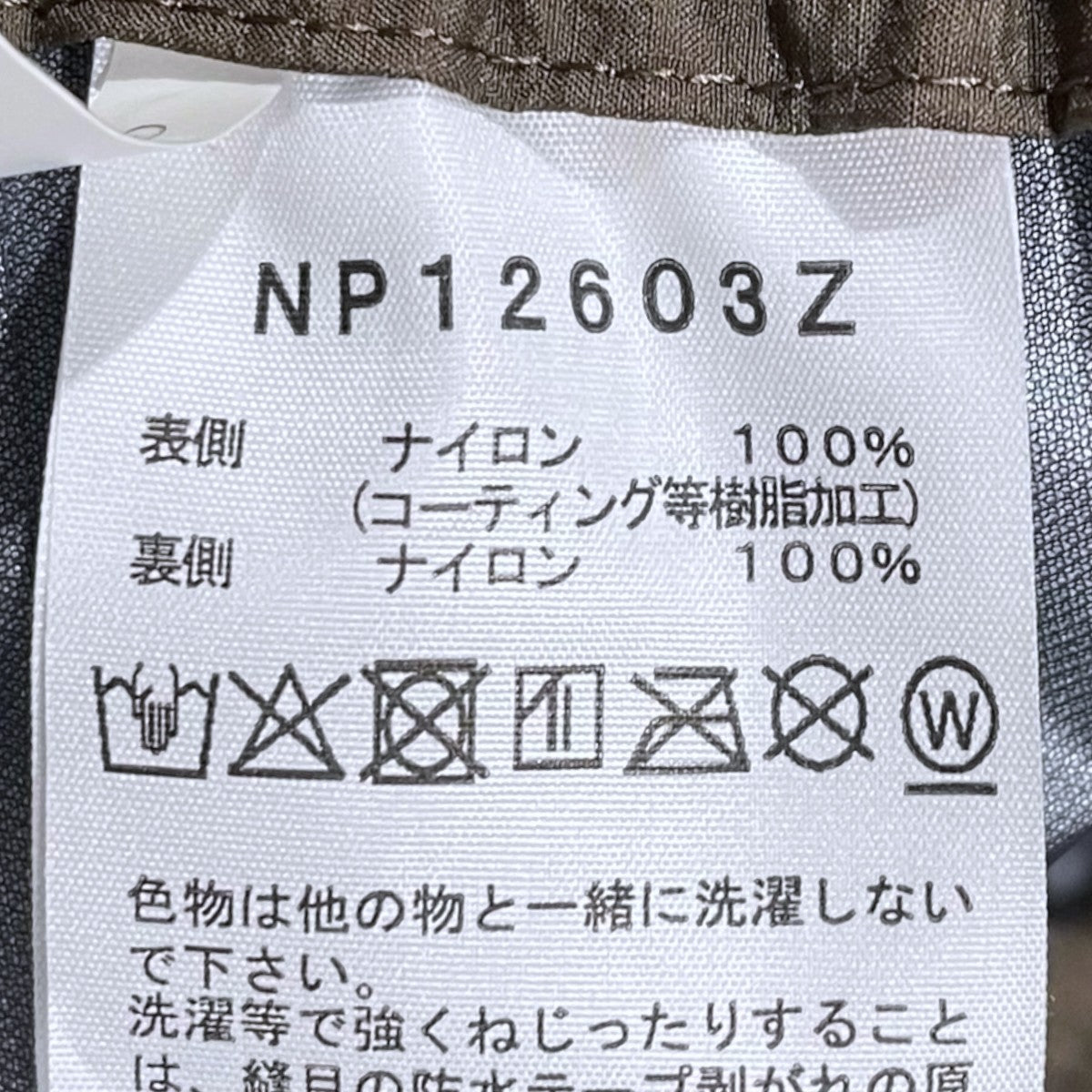 ナイロンパンツ Raintex Pant GORE-TEX レインテックスパンツ ゴアテックス NP12603Z