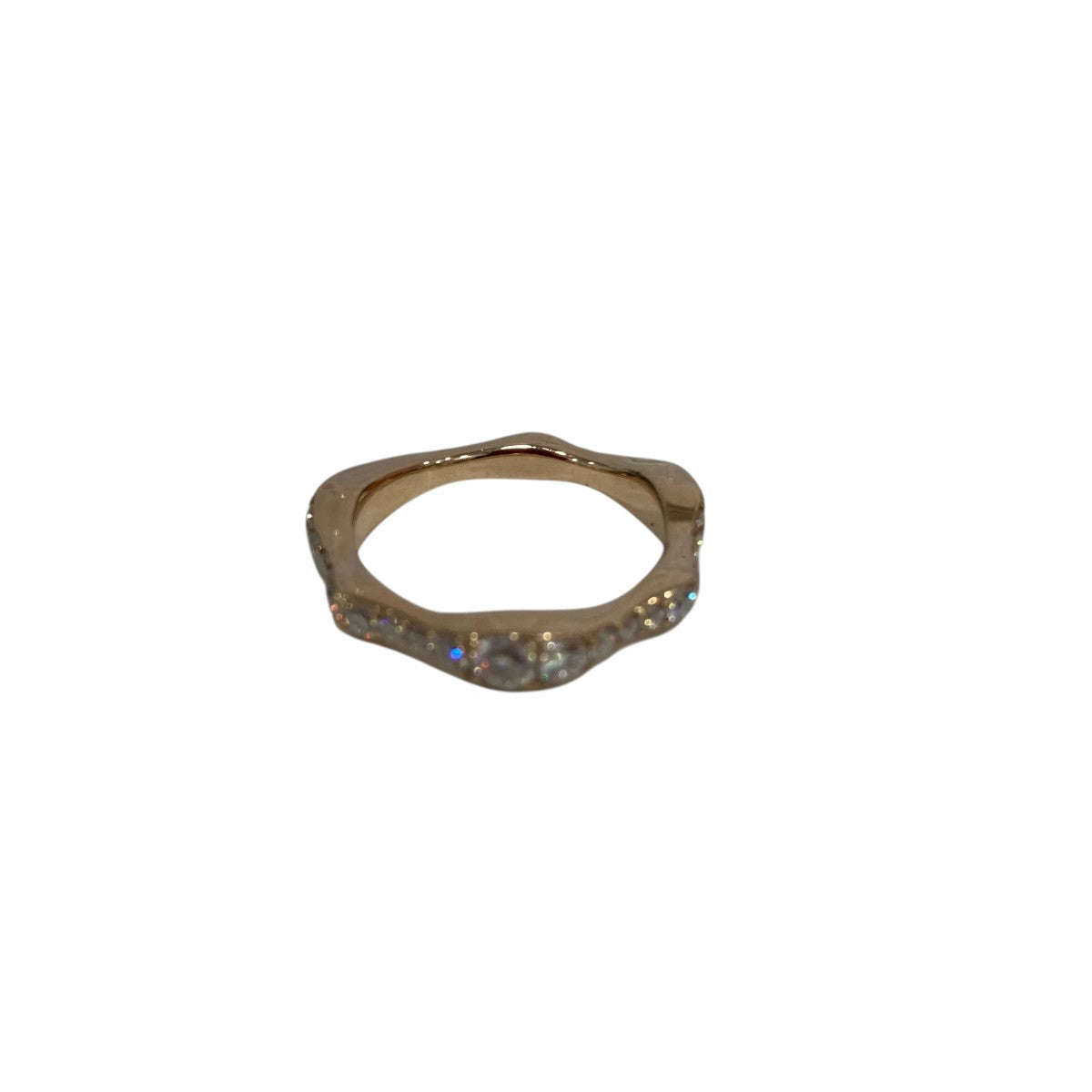 GYPPHY K10YG WAVY FULL ETERNITY RING指輪 古着・中古-2枚目のアイテム画像